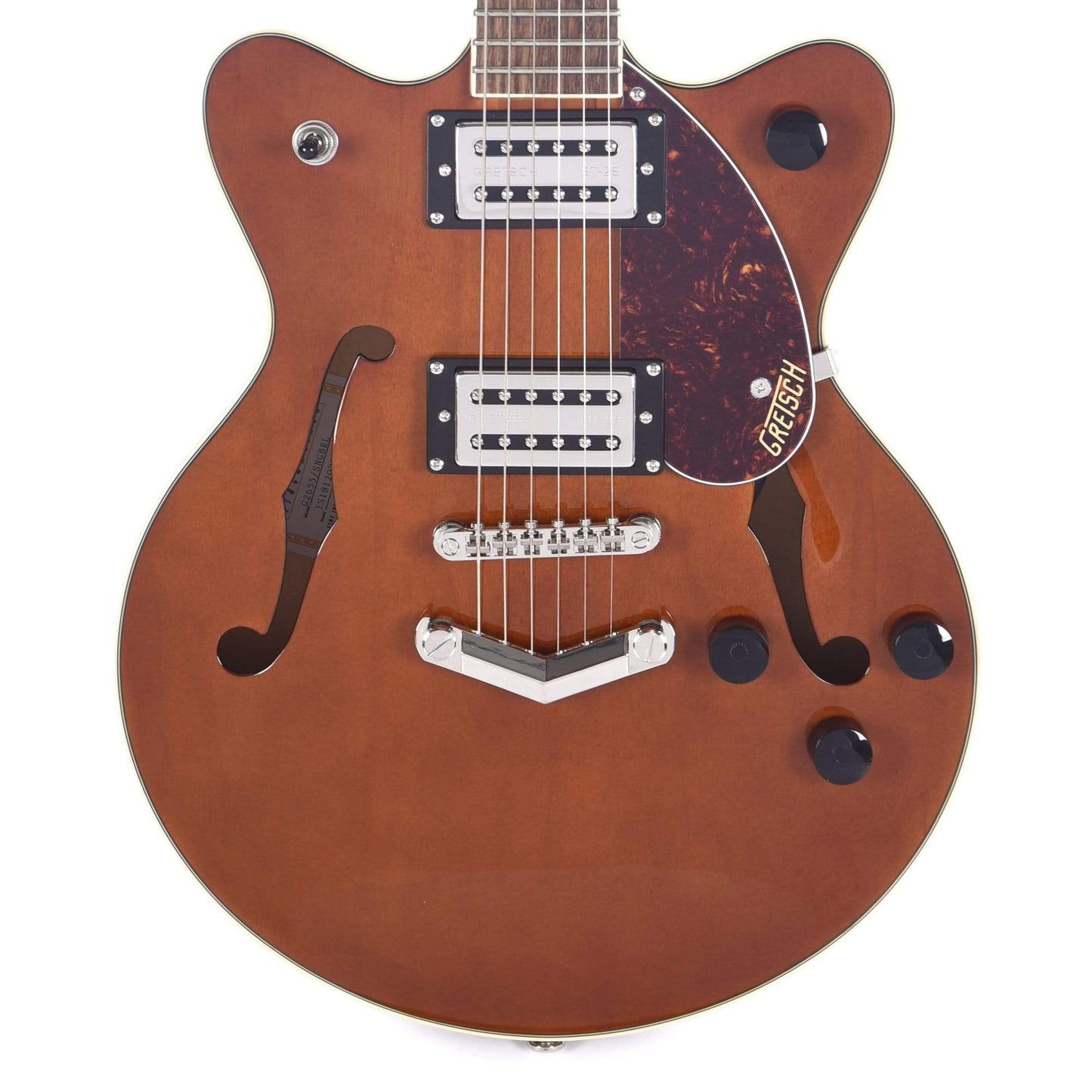 Gretsch G2655 Streamliner Center Block Jr. Single Barrel Stain w/V-Stoptail & Broad'Tron Pickups Electric Guitars / Semi-Hollow