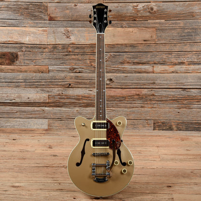 Gretsch G2655T-P90 Streamliner Center Block Double Cutaway with Bigsby Two Tone Sahara Metallic/Vintage Mahogany Stain 2021 Electric Guitars / Semi-Hollow