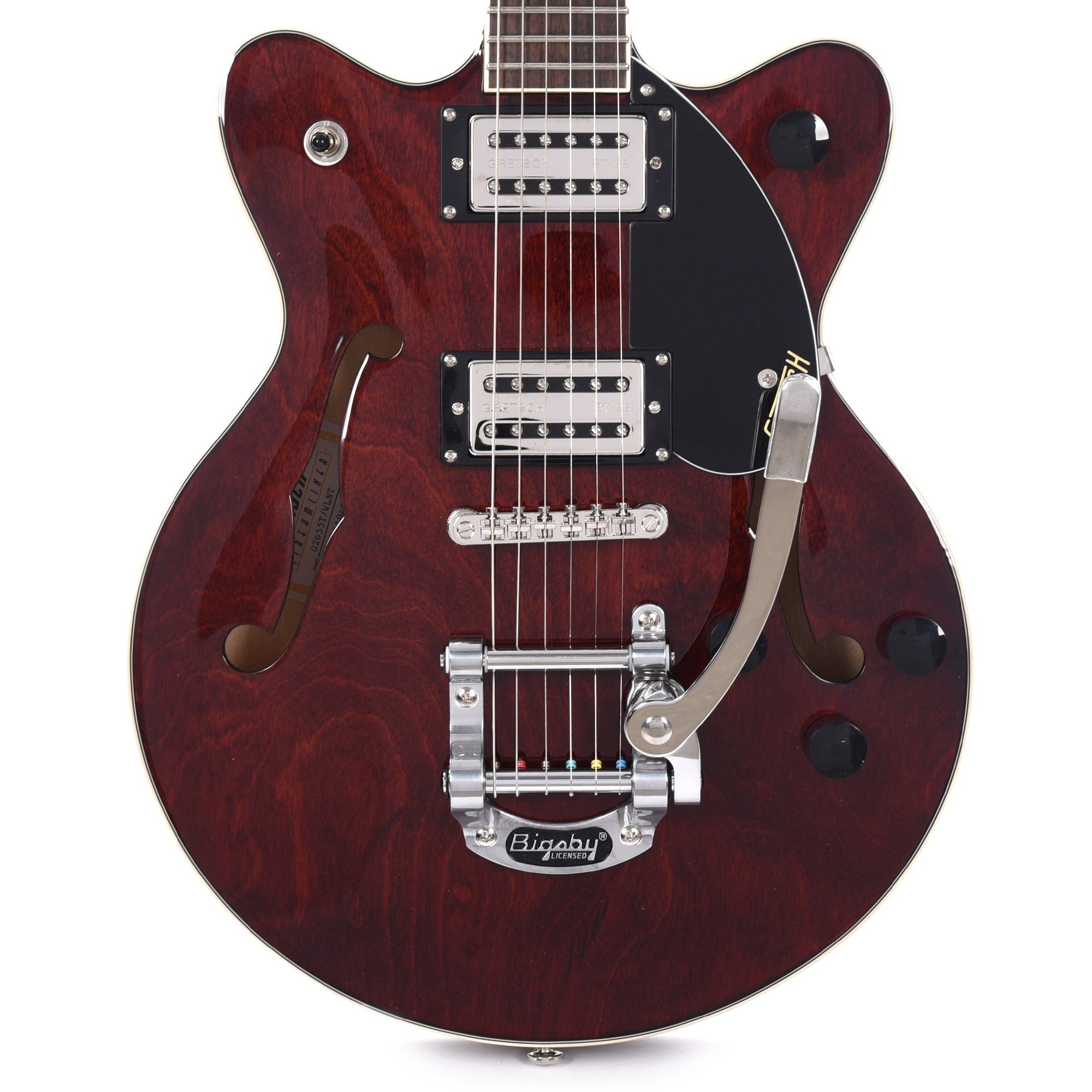 Gretsch G2655T Streamliner Center Block Jr. DC Walnut Stain w/Bigsby Electric Guitars / Semi-Hollow