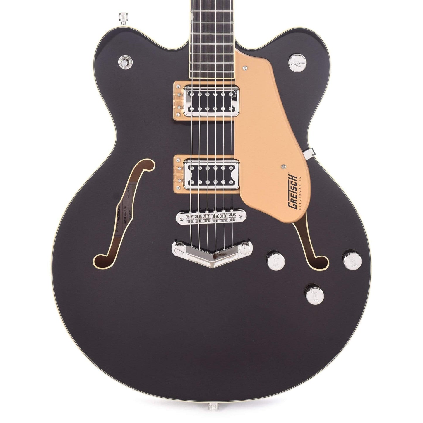 Gretsch G5622 Electromatic Center Block Double-Cut Black Gold w/V-Stoptail Electric Guitars / Semi-Hollow