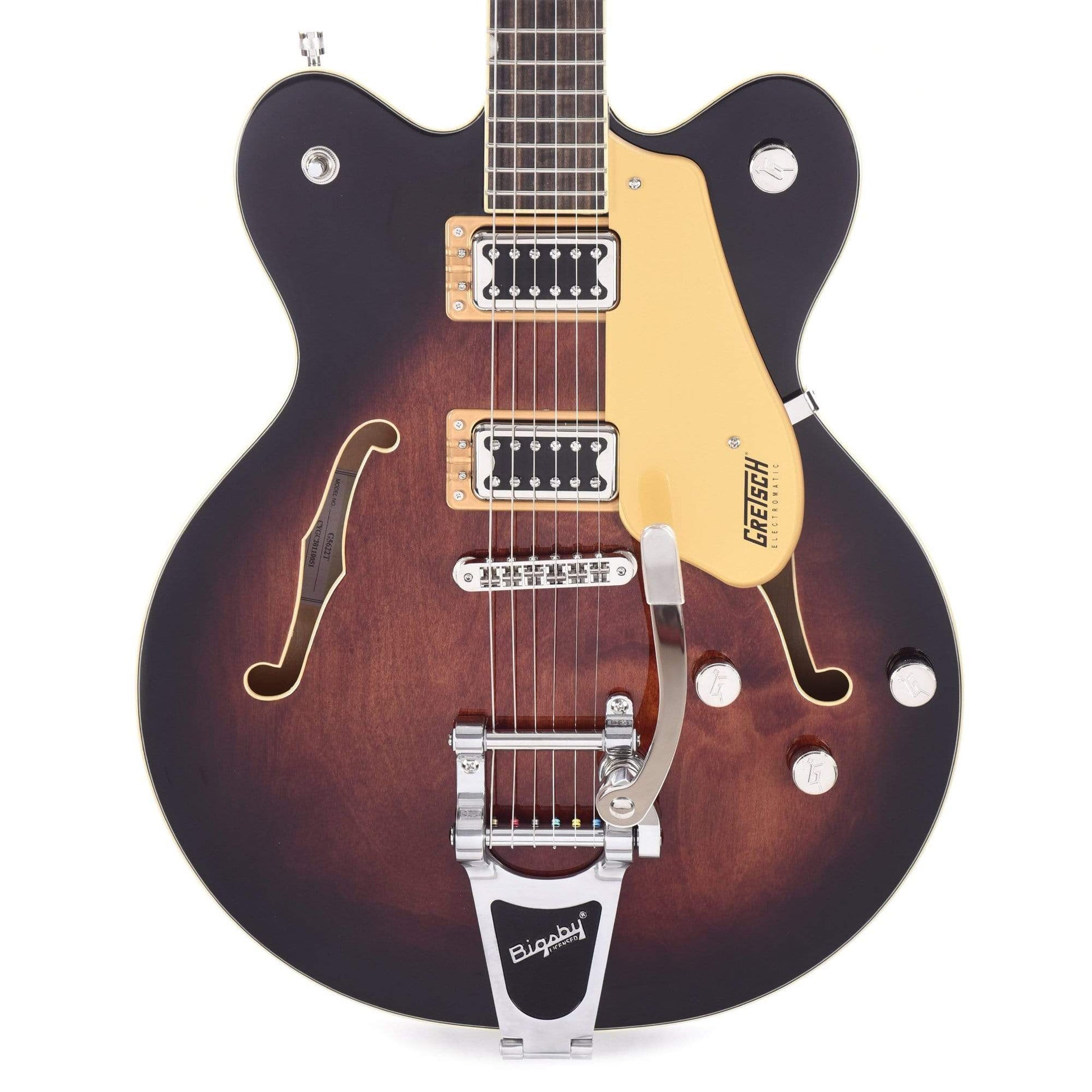 Gretsch G5622T Electromatic Center Block Double-Cut Single Barrel Burst w/Bigsby Electric Guitars / Semi-Hollow