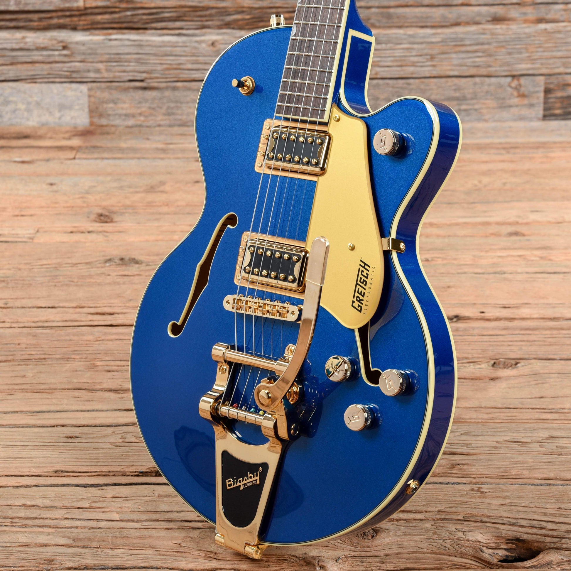 Gretsch G5655TG Electromatic Center Block Jr. Single Cutaway Azure Metallic 2019 Electric Guitars / Semi-Hollow