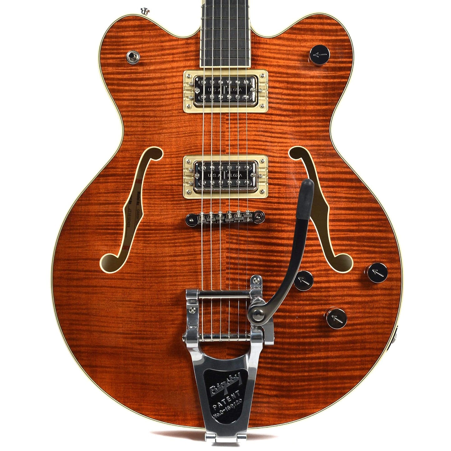 Gretsch G6609TFM Players Edition Broadkaster Center Block Double  Cutaway Bourbon Stain w/Bigsby Electric Guitars / Semi-Hollow