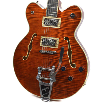 Gretsch G6609TFM Players Edition Broadkaster Center Block Double  Cutaway Bourbon Stain w/Bigsby Electric Guitars / Semi-Hollow