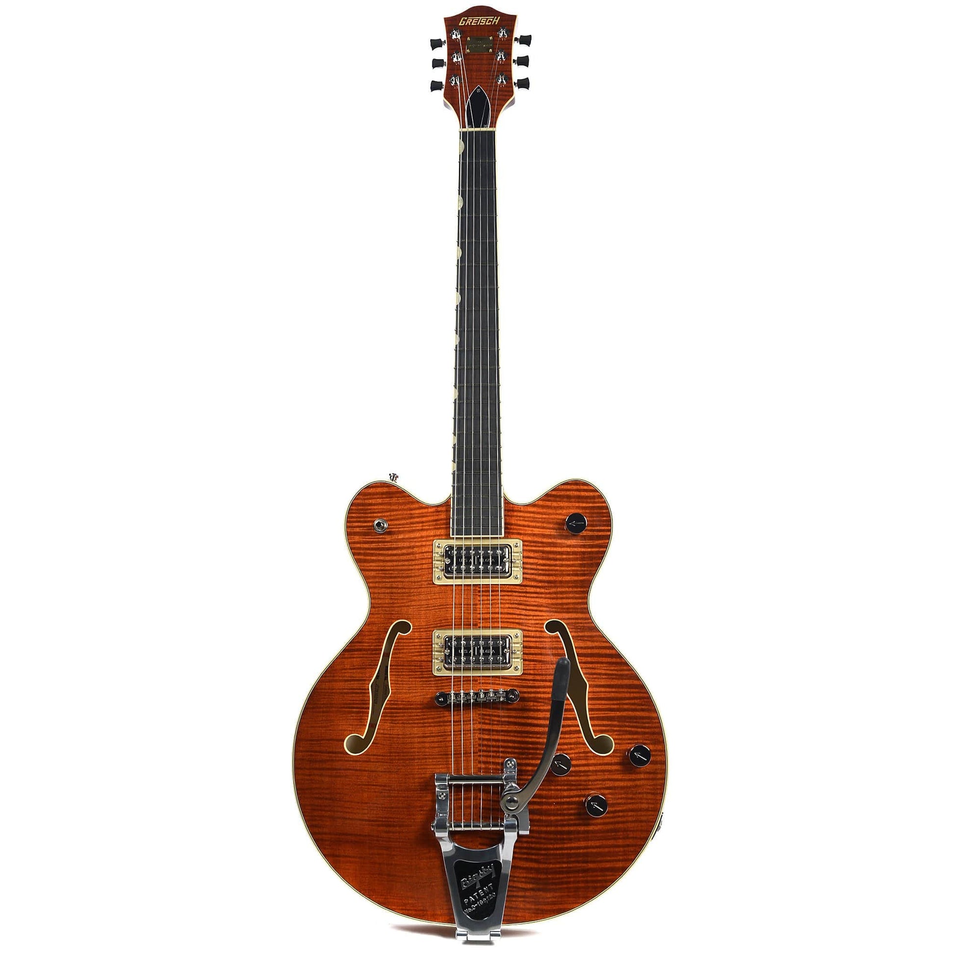 Gretsch G6609TFM Players Edition Broadkaster Center Block Double  Cutaway Bourbon Stain w/Bigsby Electric Guitars / Semi-Hollow