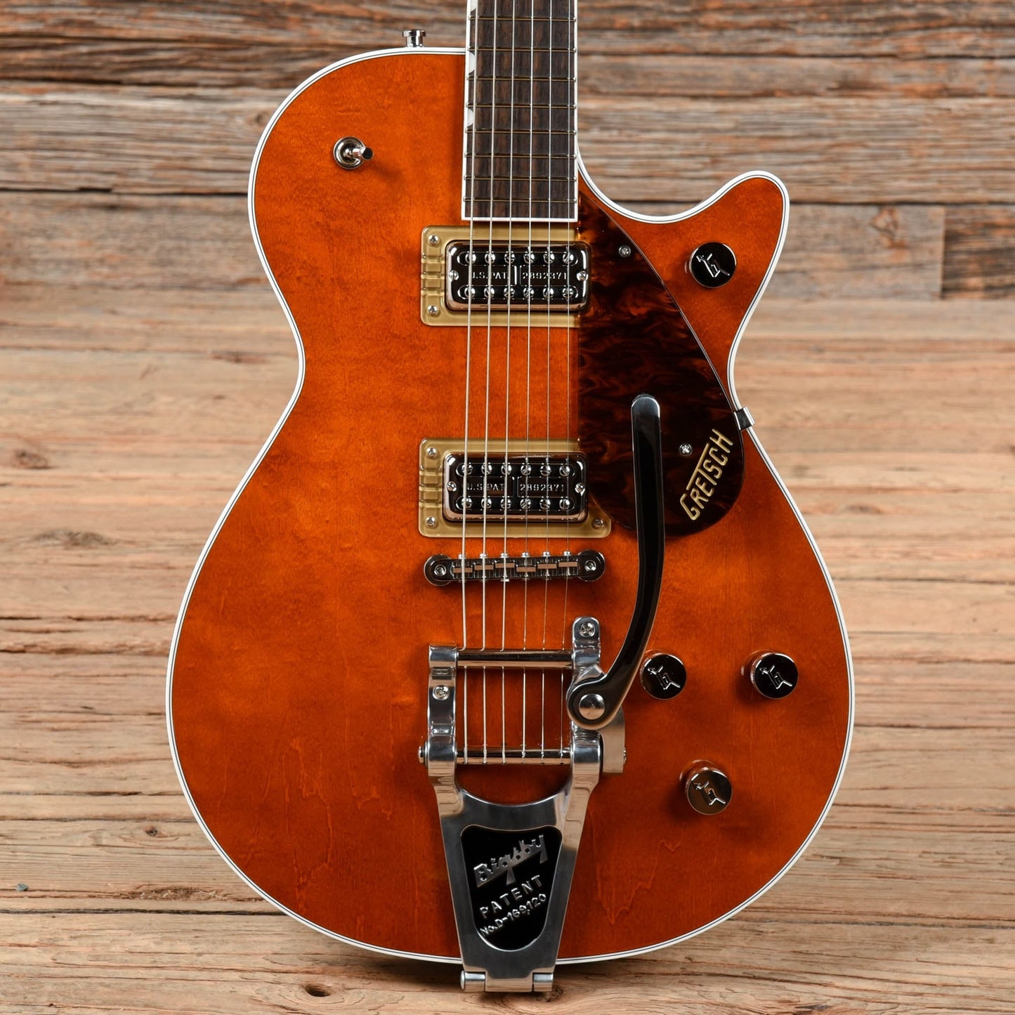 Gretsch 6128T Players Edition Jet FT w/ Bigsby Roundup Orange 2022 Electric Guitars / Solid Body