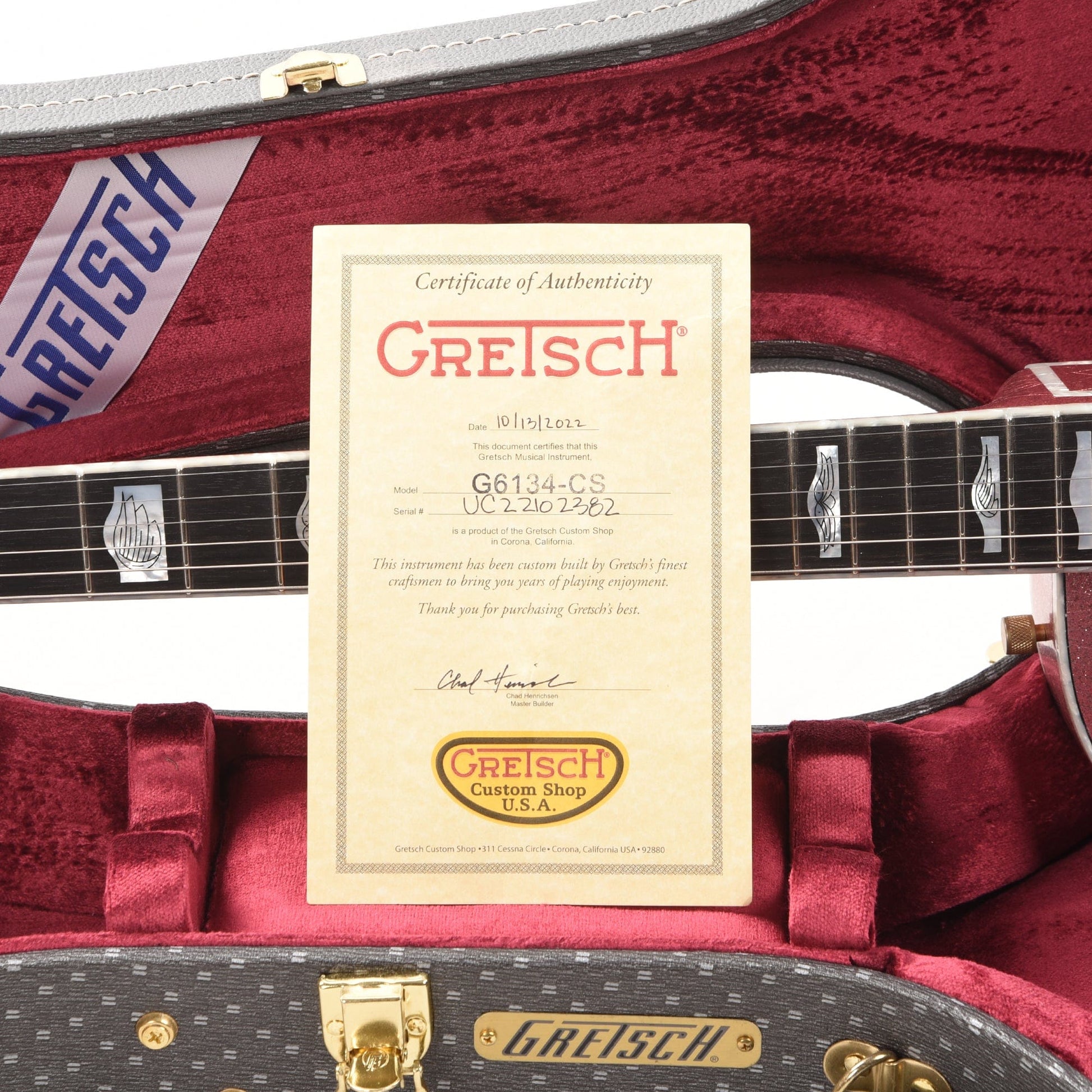 Gretsch Custom Shop G6134-57 1957 Michigan Mahogany Duo Jet Shell Pink Sparkle Relic w/Duncan Dyno Dynasonics Master Built by Stephen Stern Electric Guitars / Solid Body