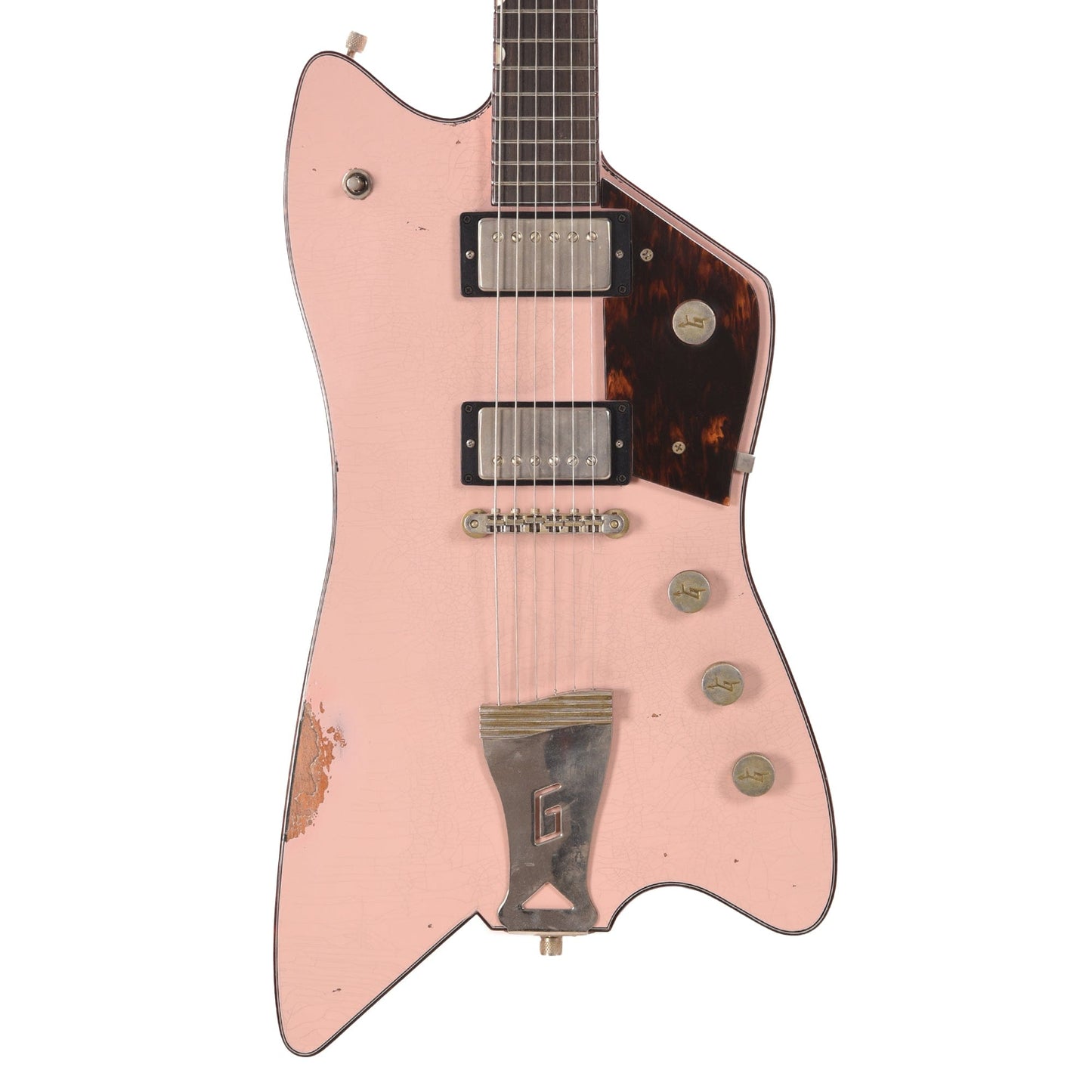 Gretsch Custom Shop G6199 Caddy Bo Michigan Mahogany Shell Pink Heavy Relic w/ThroBak SLE101s Master Built by Chad Henrichsen Electric Guitars / Solid Body