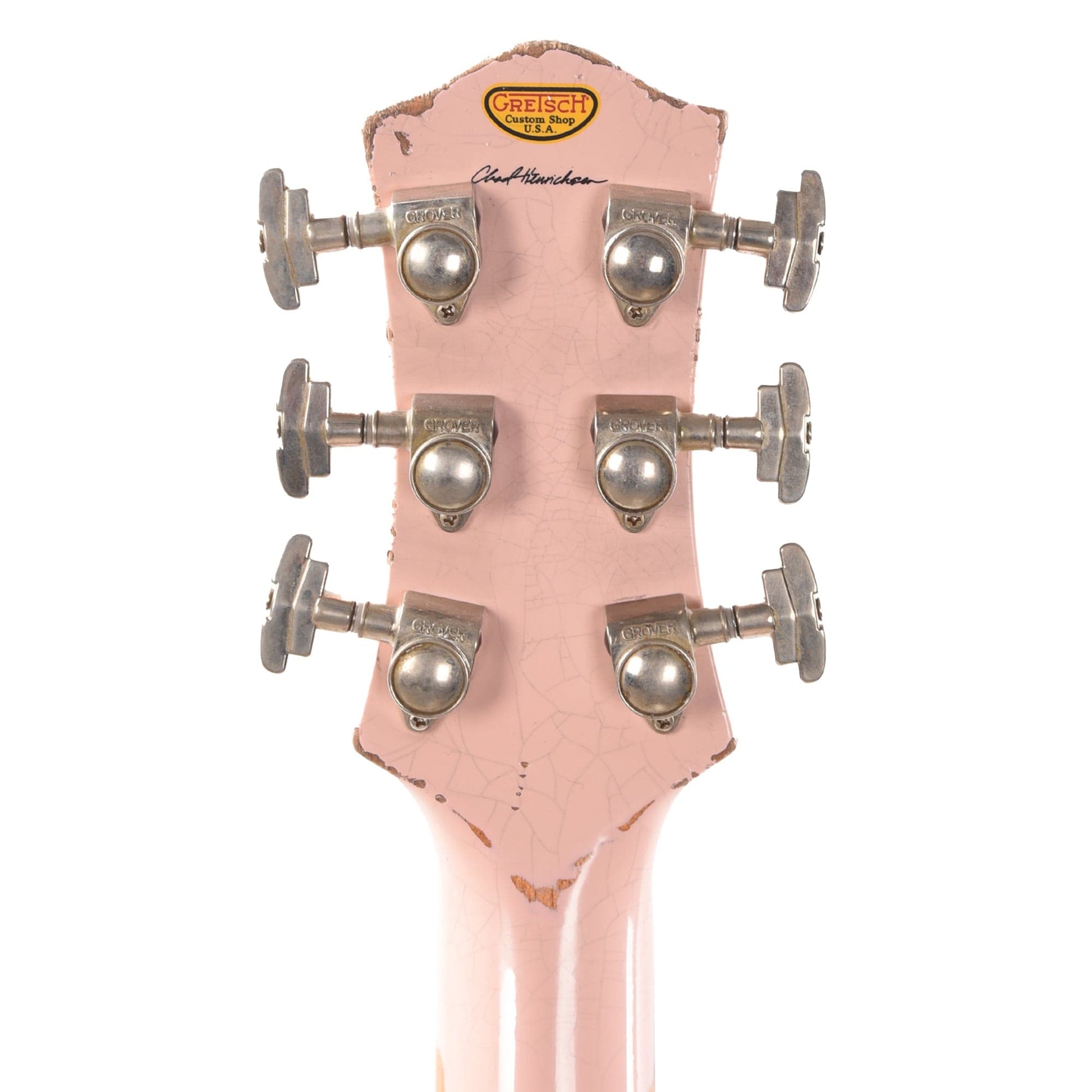 Gretsch Custom Shop G6199 Caddy Bo Michigan Mahogany Shell Pink Heavy Relic w/ThroBak SLE101s Master Built by Chad Henrichsen Electric Guitars / Solid Body