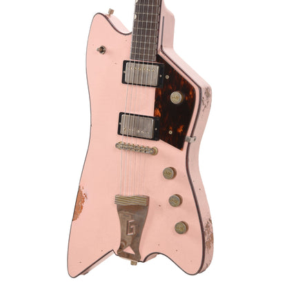 Gretsch Custom Shop G6199 Caddy Bo Michigan Mahogany Shell Pink Heavy Relic w/ThroBak SLE101s Master Built by Chad Henrichsen Electric Guitars / Solid Body