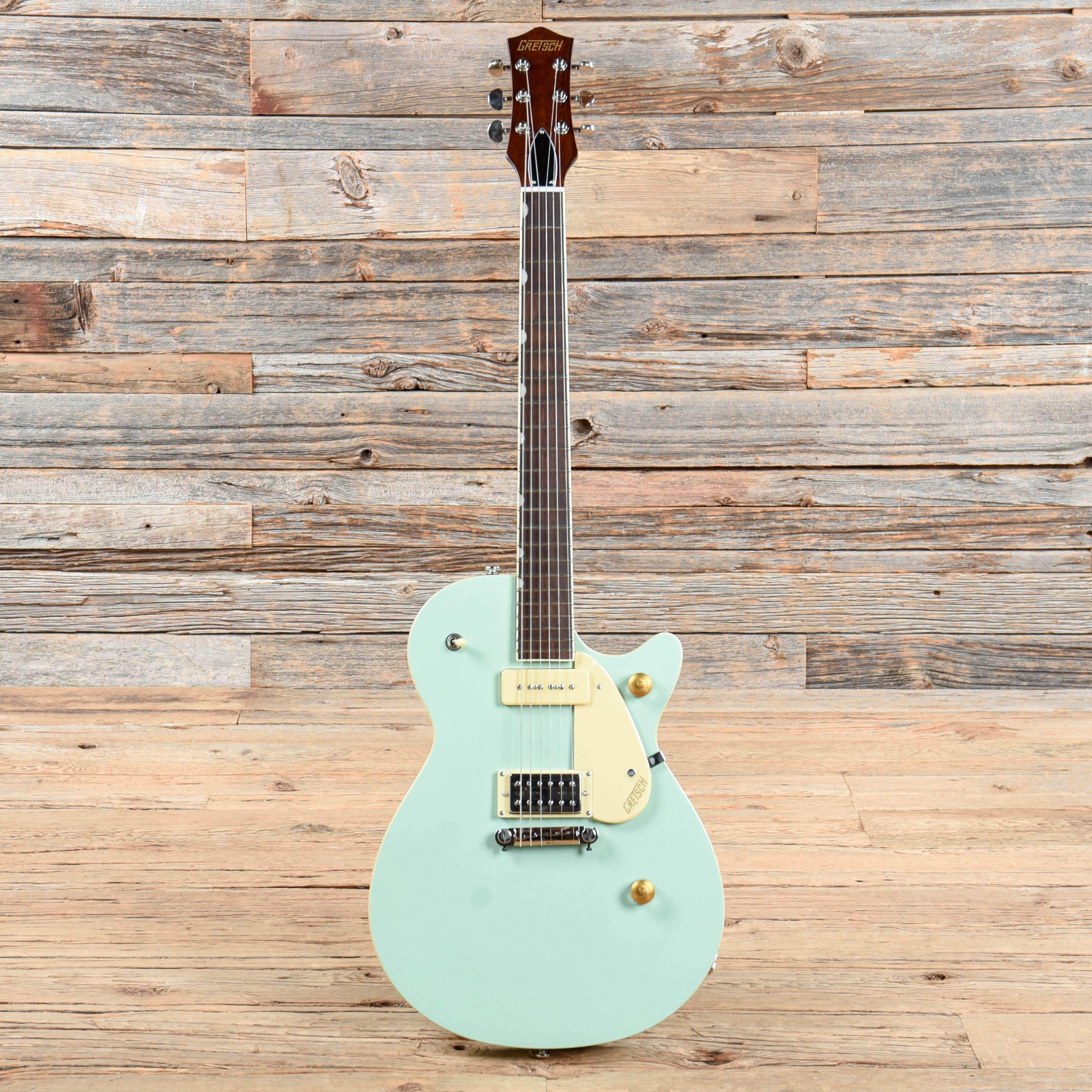 Gretsch G2215-P90 Streamliner Junior Jet Club Mint Metallic Electric Guitars / Solid Body