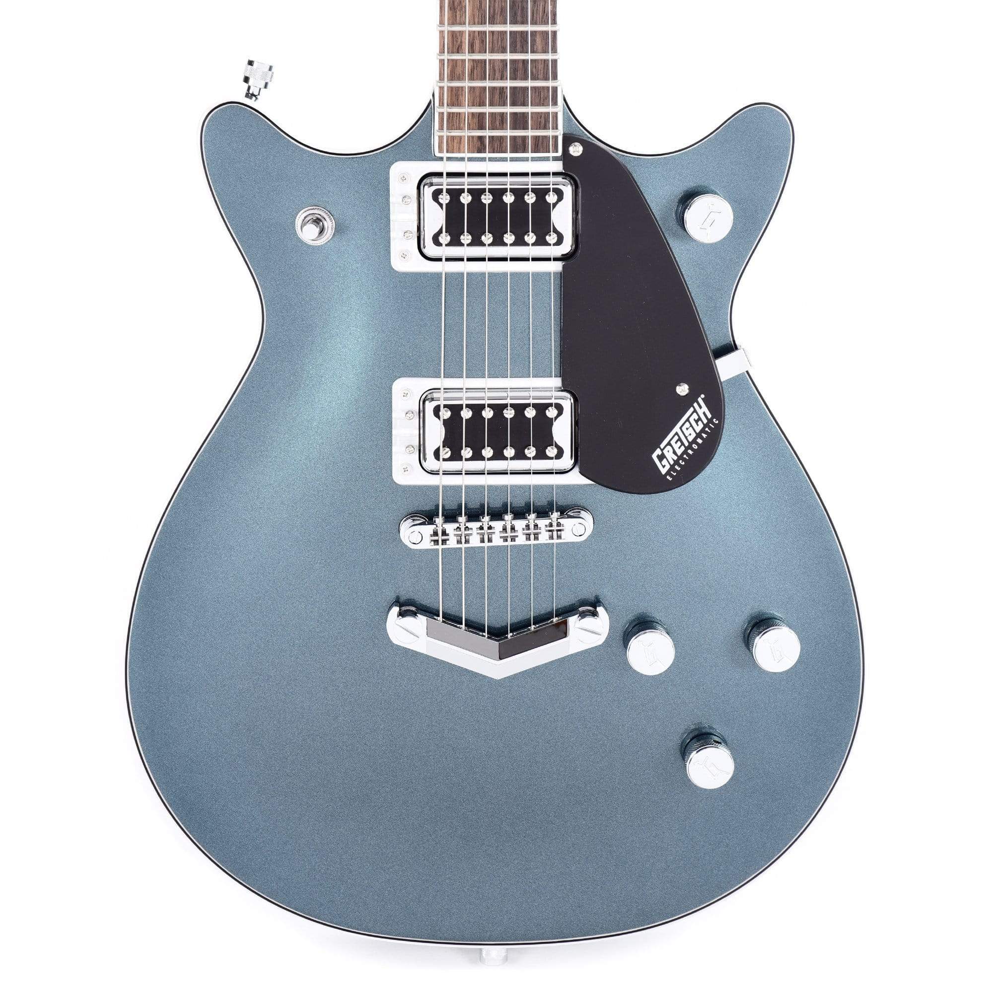 Gretsch G5222 Electromatic Double Jet BT Jade Grey Metallic w/V-Stoptail Electric Guitars / Solid Body