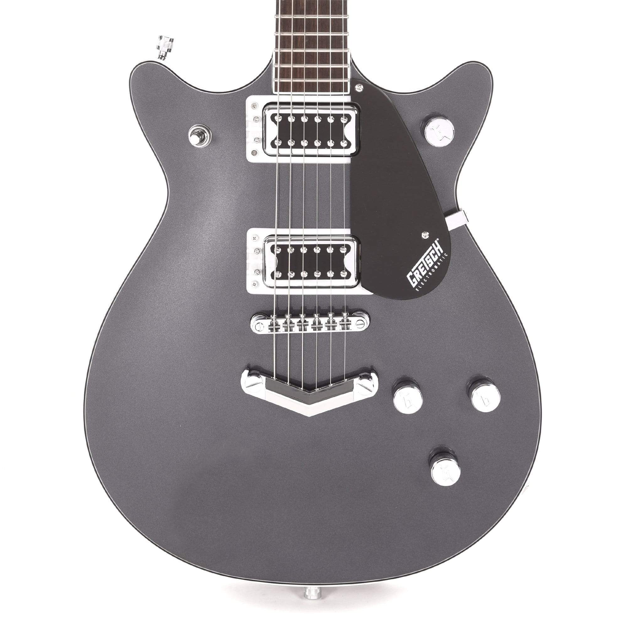 Gretsch G5222 Electromatic Double Jet BT London Grey w/V-Stoptail Electric Guitars / Solid Body