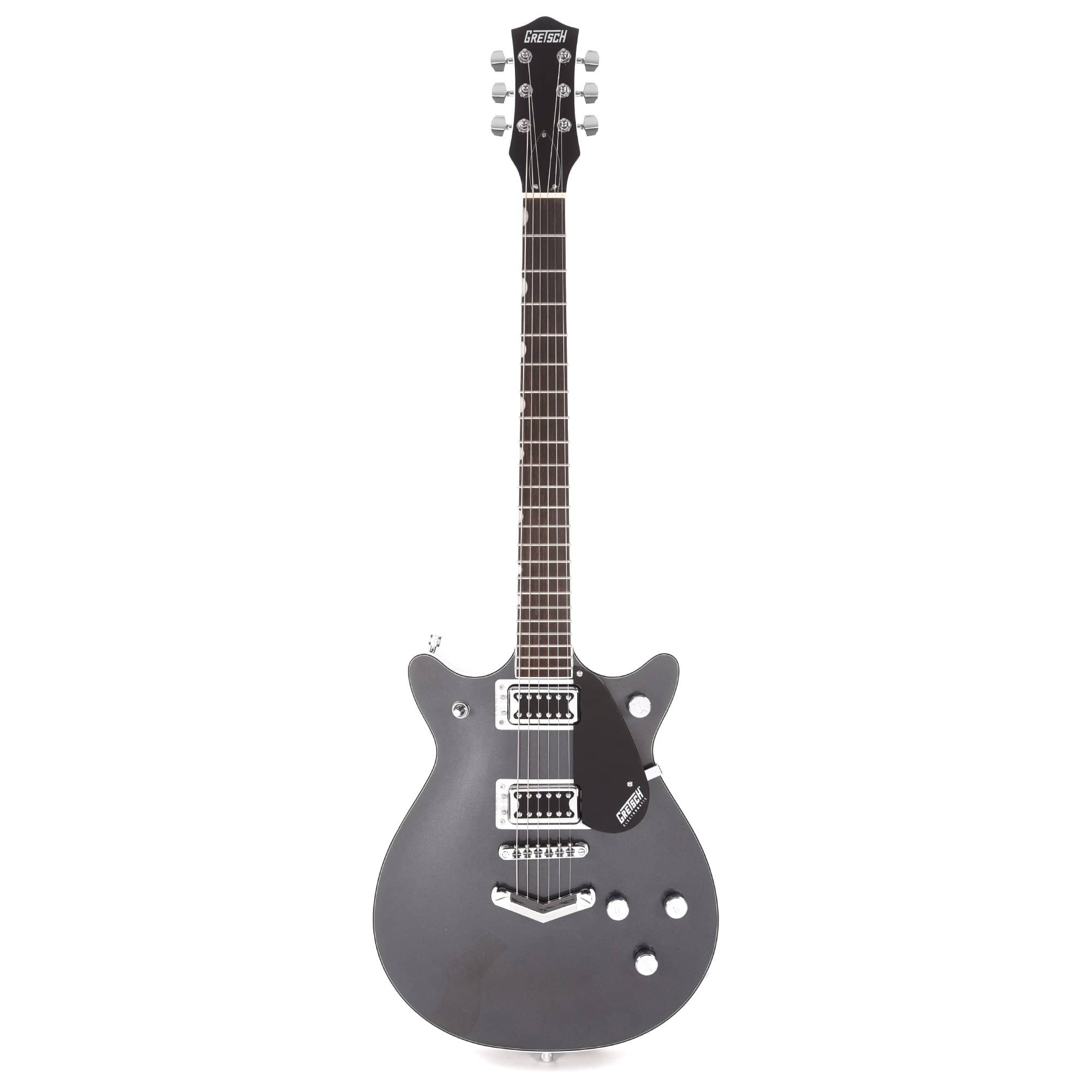 Gretsch G5222 Electromatic Double Jet BT London Grey w/V-Stoptail Electric Guitars / Solid Body