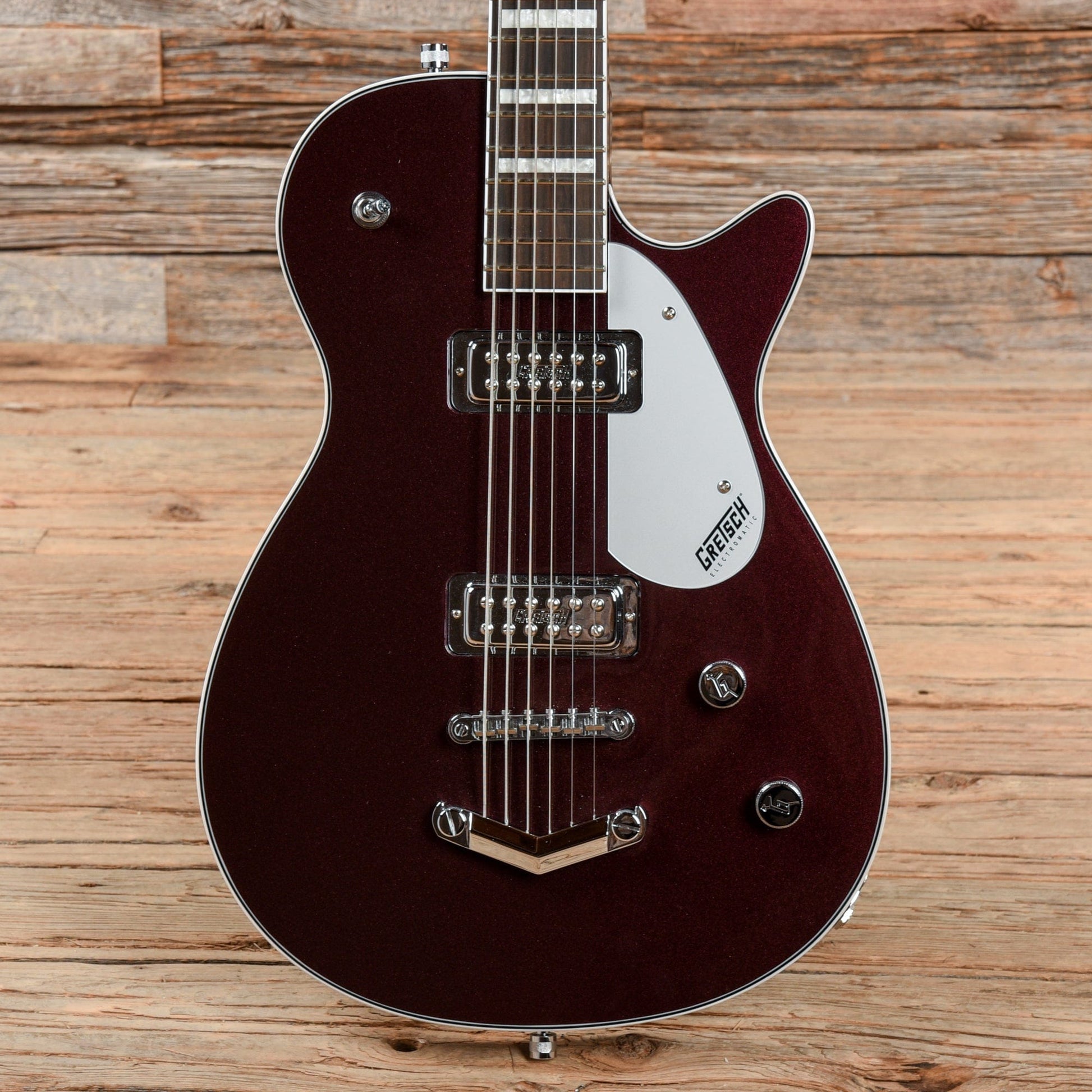 Gretsch G5260 Electromatic Jet Baritone Dark Cherry Metallic Electric Guitars / Solid Body