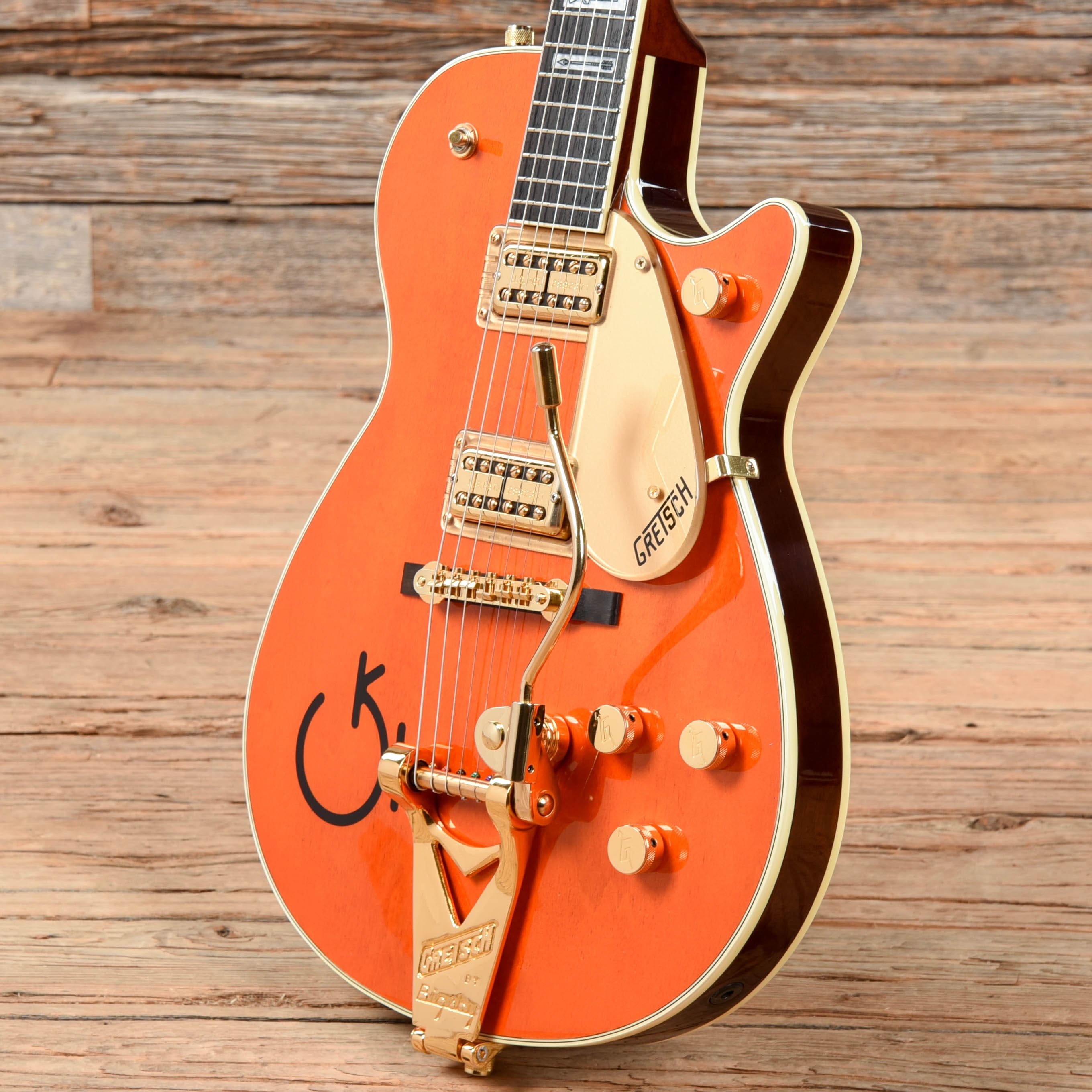 Gretsch G6121 Roundup Orange 1989 – Chicago Music Exchange