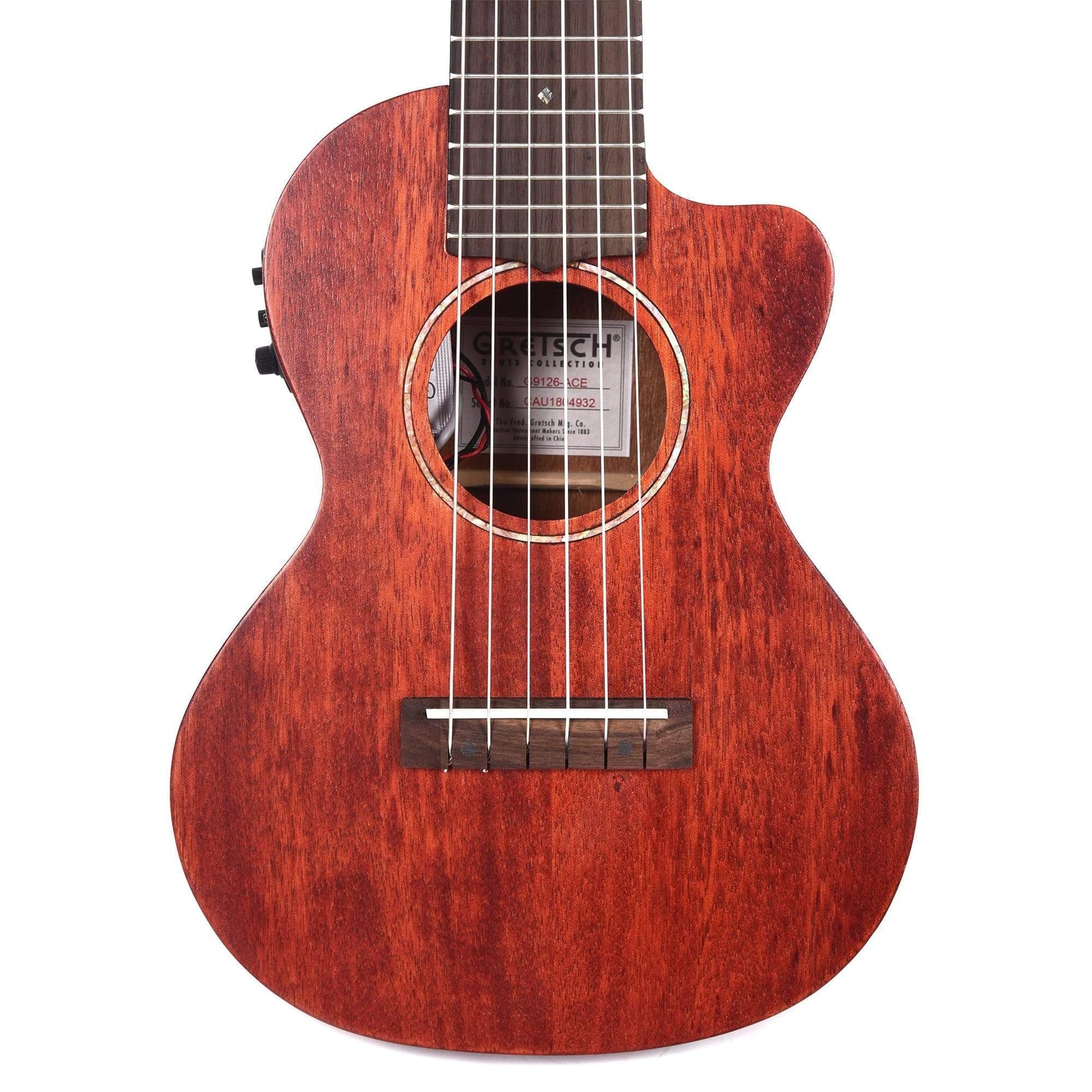 Gretsch G9126 A.C.E. Guitar-Ukulele Acoustic/Electric Cutaway Folk Instruments / Ukuleles