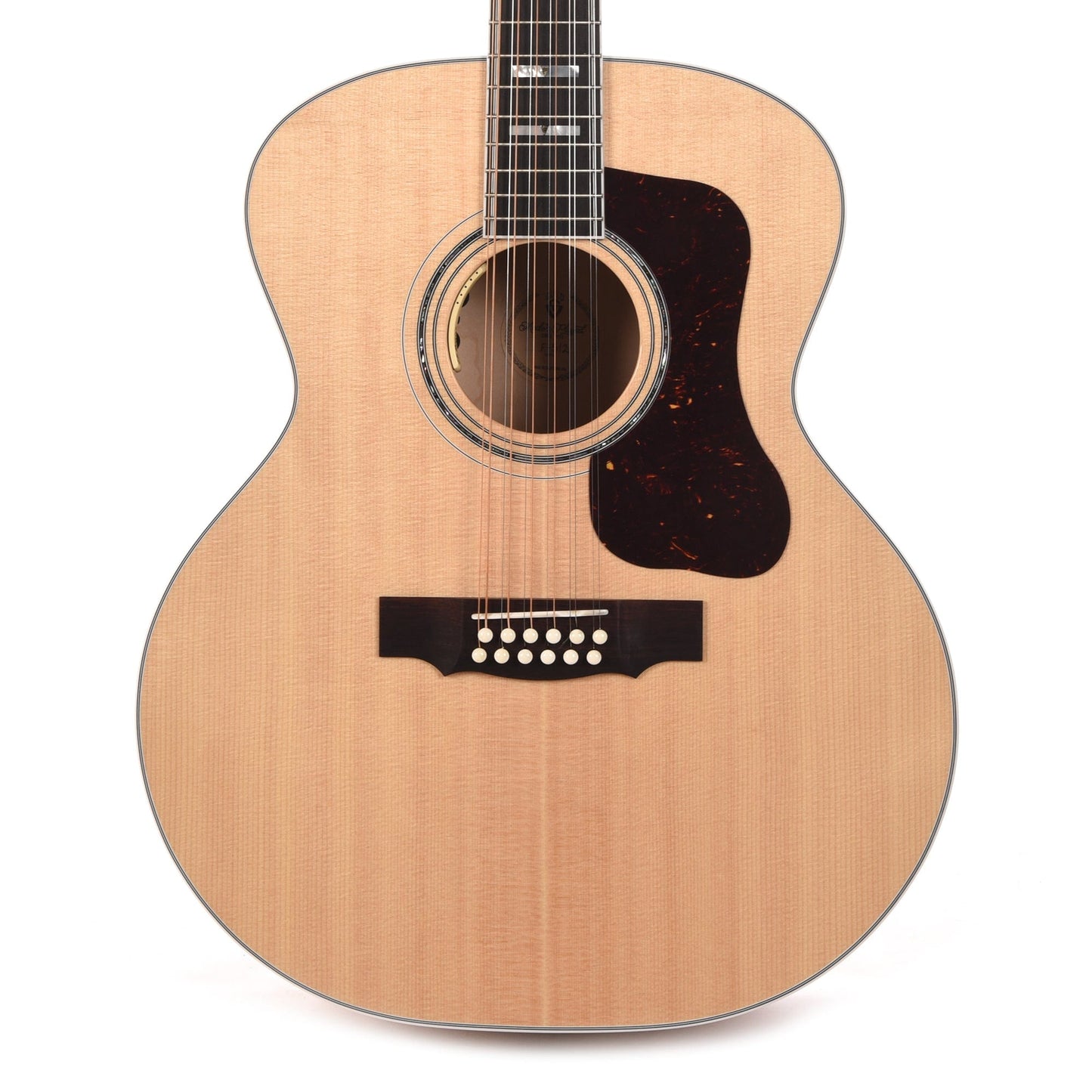 Guild USA F-512E Maple Jumbo 12-String Sitka/Archback Maple Blonde Acoustic Guitars / 12-String