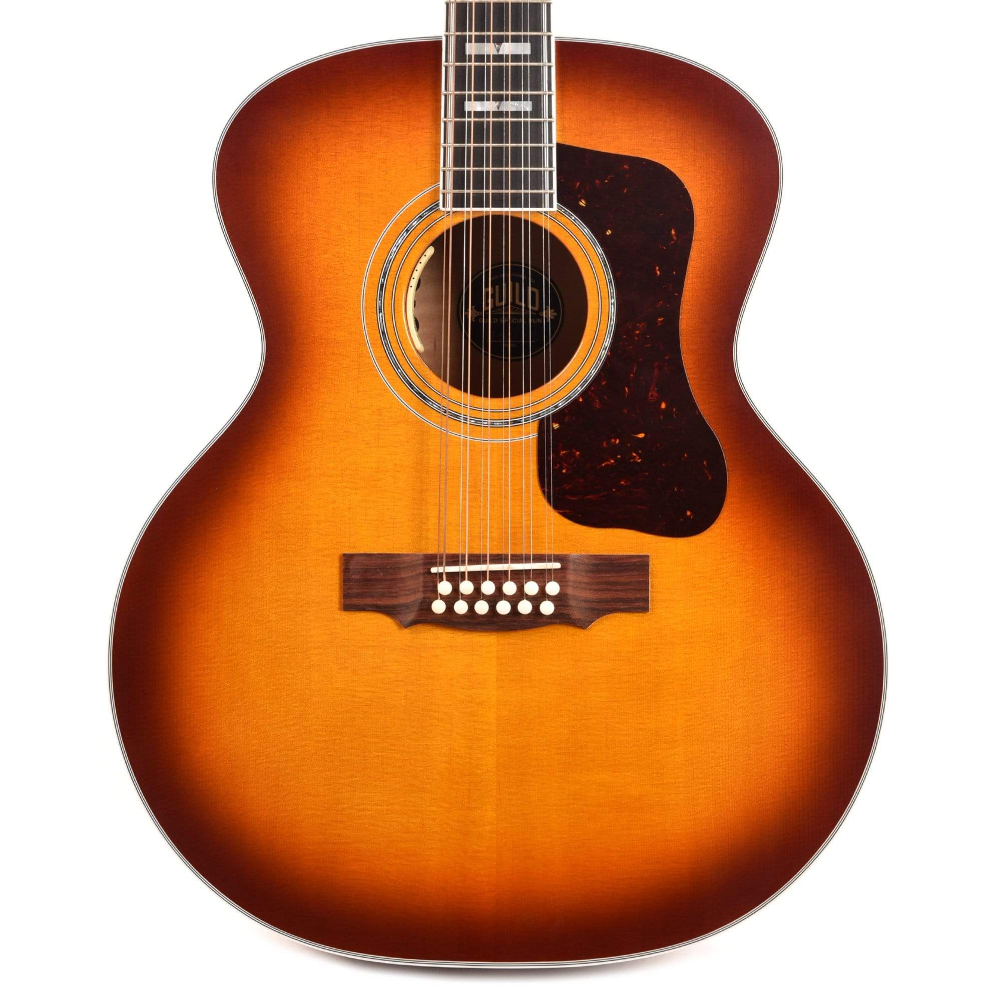 Guild Special Run F-512E Maple Tobacco Burst Acoustic Guitars / Dreadnought