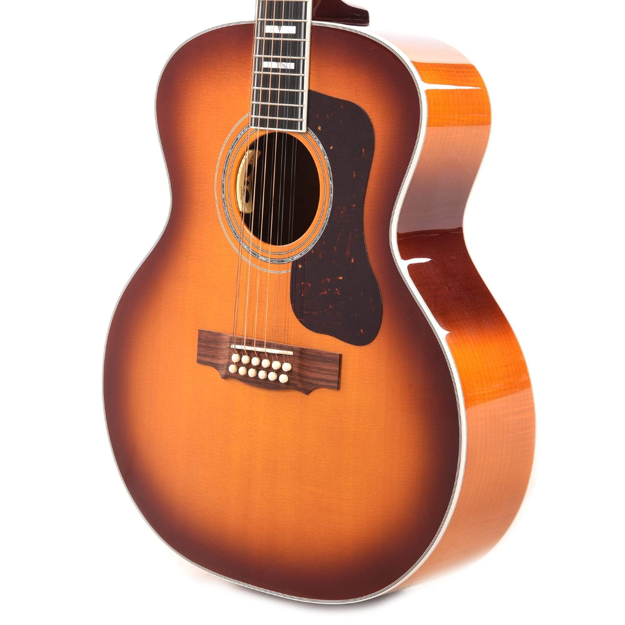 Guild Special Run F-512E Maple Tobacco Burst Acoustic Guitars / Dreadnought