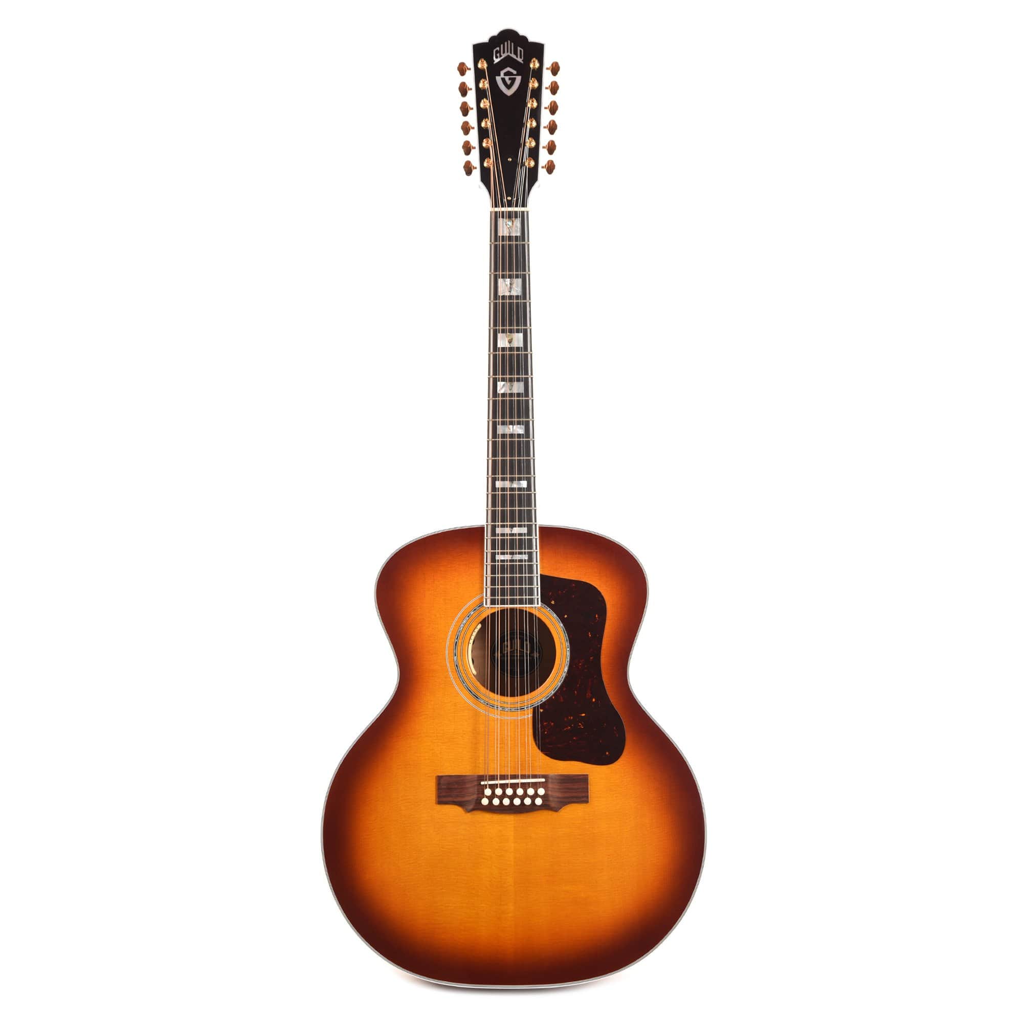 Guild Special Run F-512E Maple Tobacco Burst Acoustic Guitars / Dreadnought