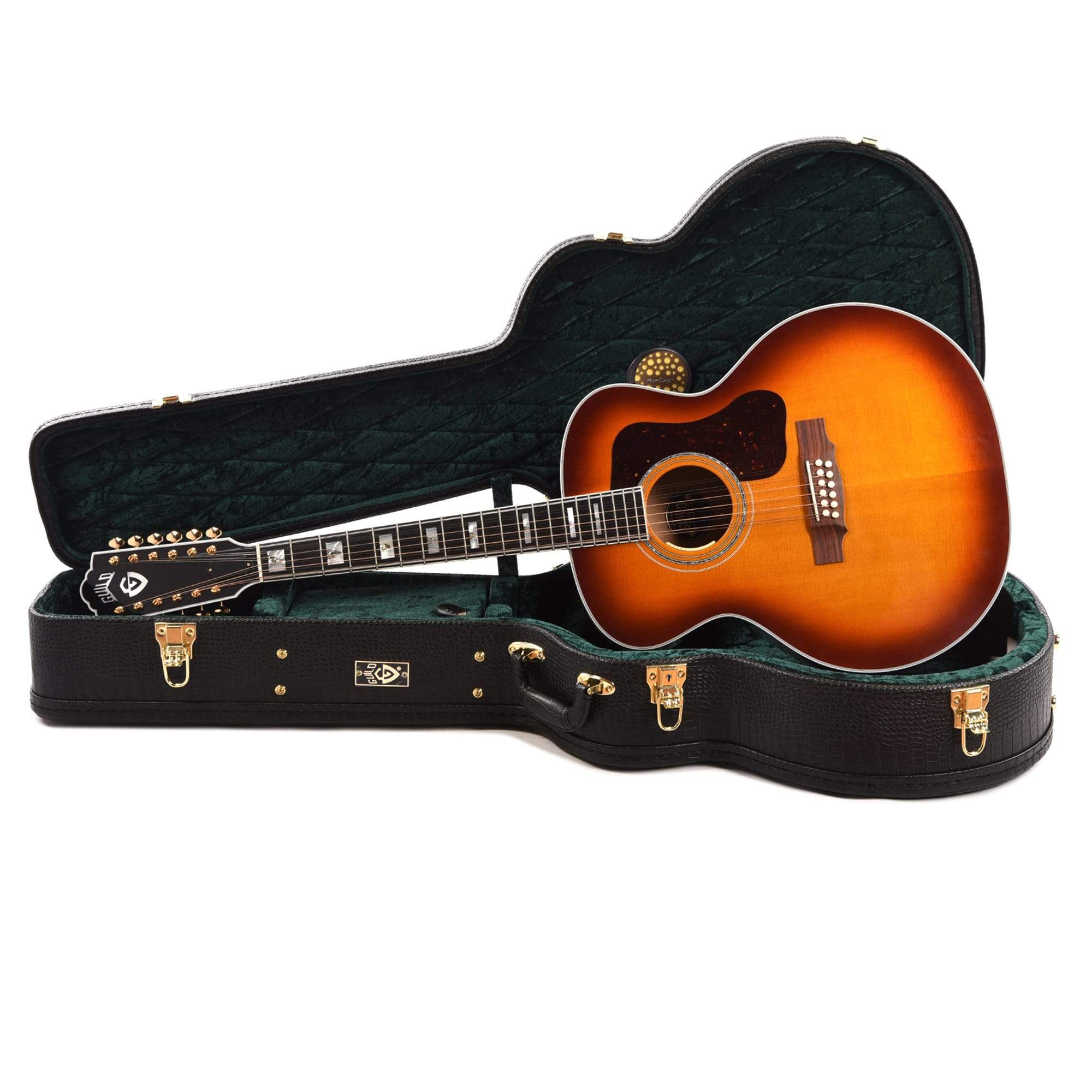 Guild Special Run F-512E Maple Tobacco Burst Acoustic Guitars / Dreadnought