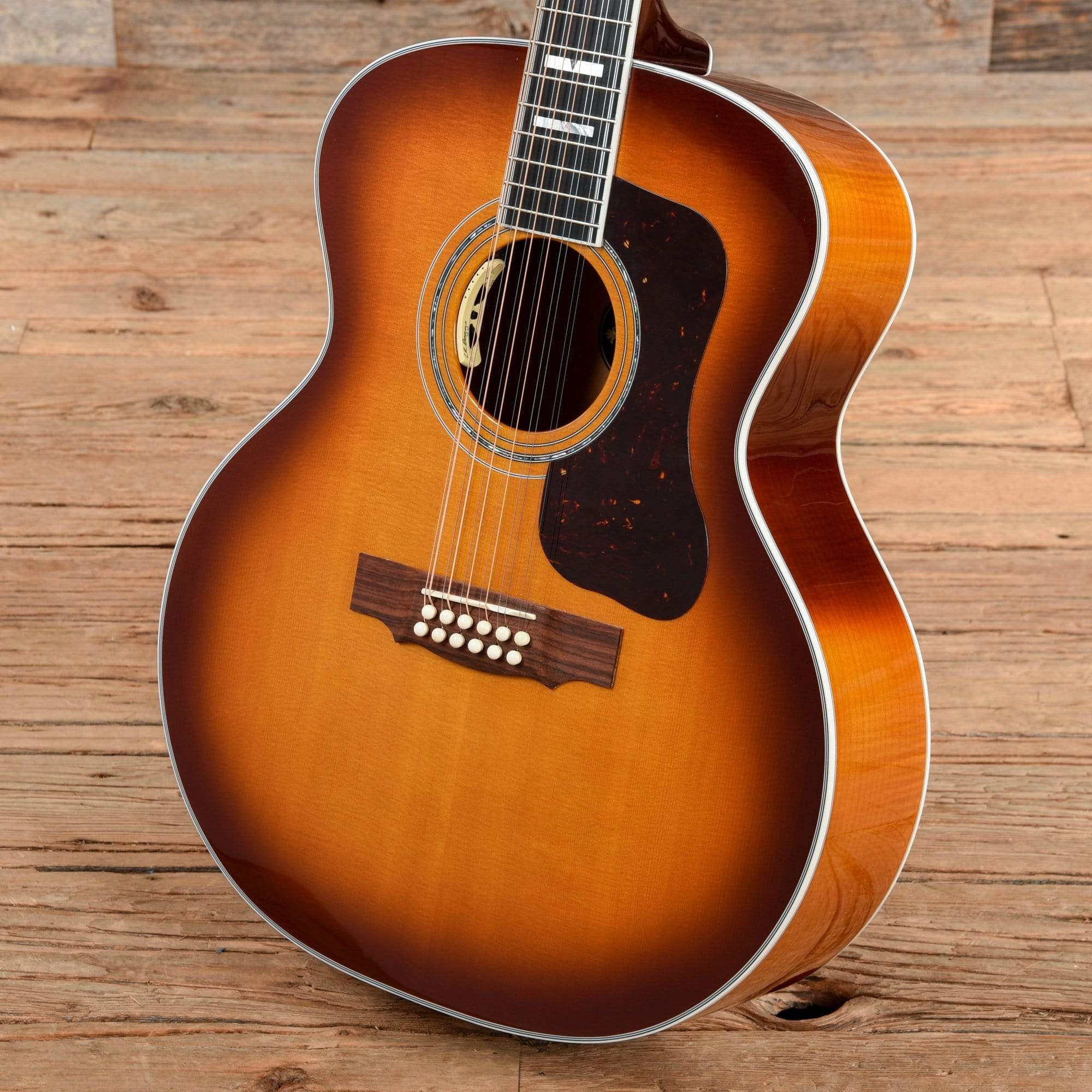 Guild Special Run F-512E Maple Tobacco Burst Acoustic Guitars / Dreadnought