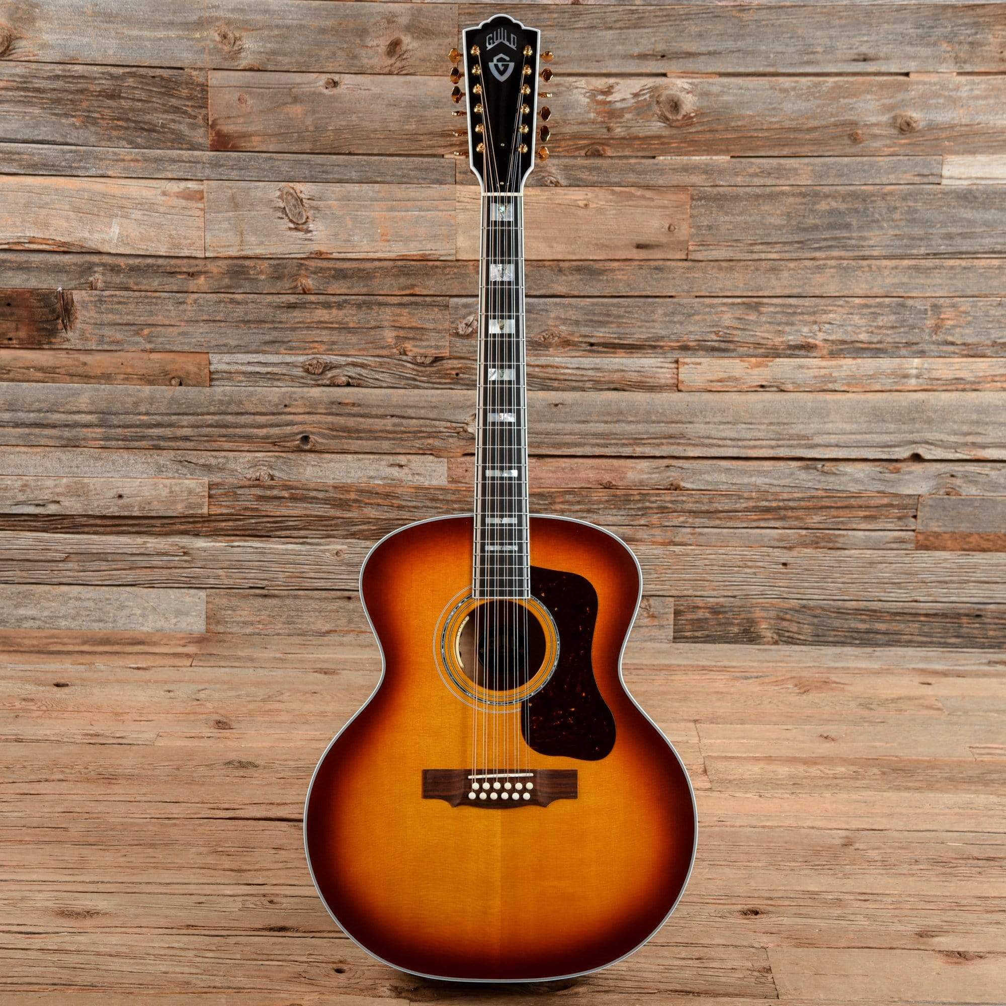 Guild Special Run F-512E Maple Tobacco Burst Acoustic Guitars / Dreadnought