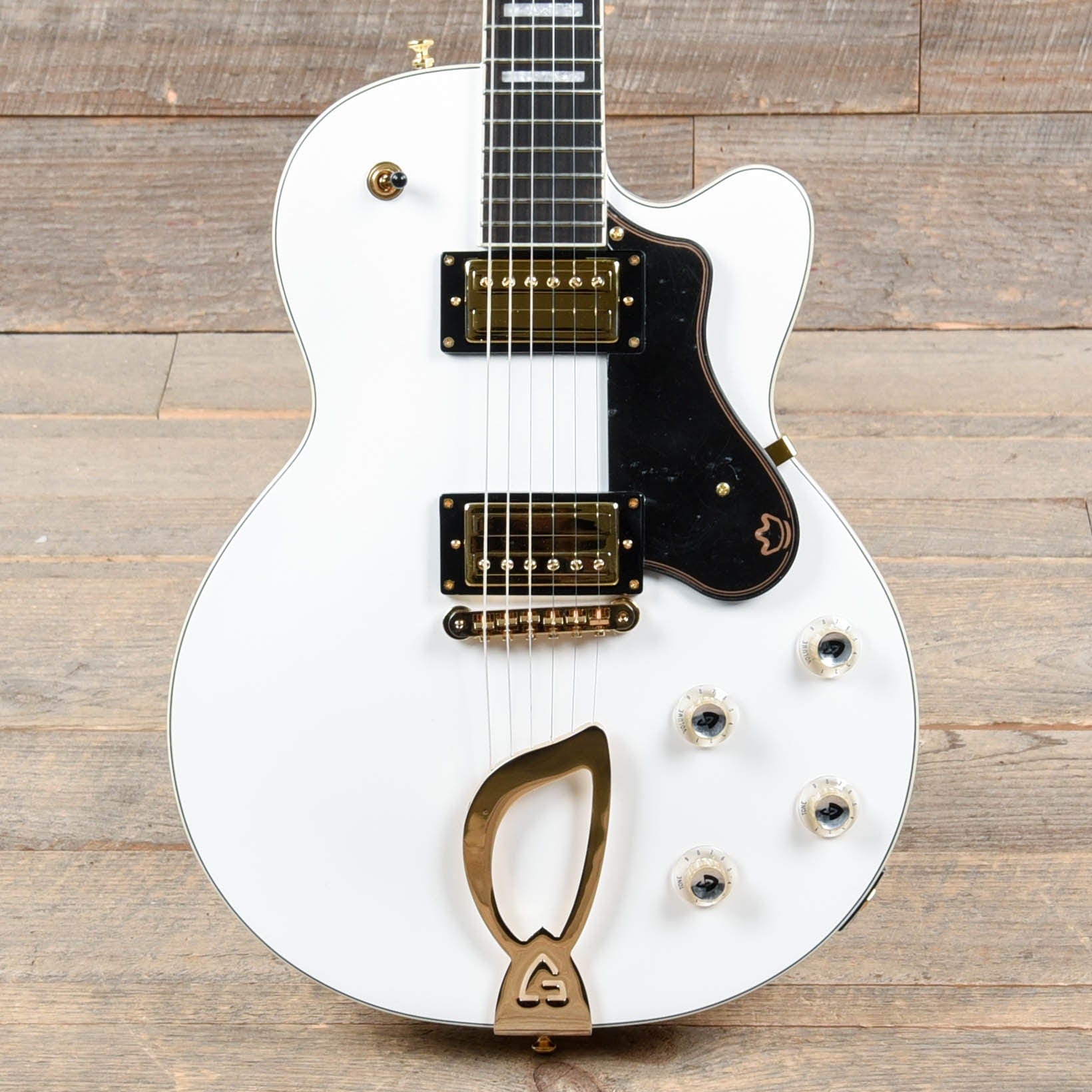 Guild Aristocrat HH Snowcrest White Electric Guitars / Hollow Body