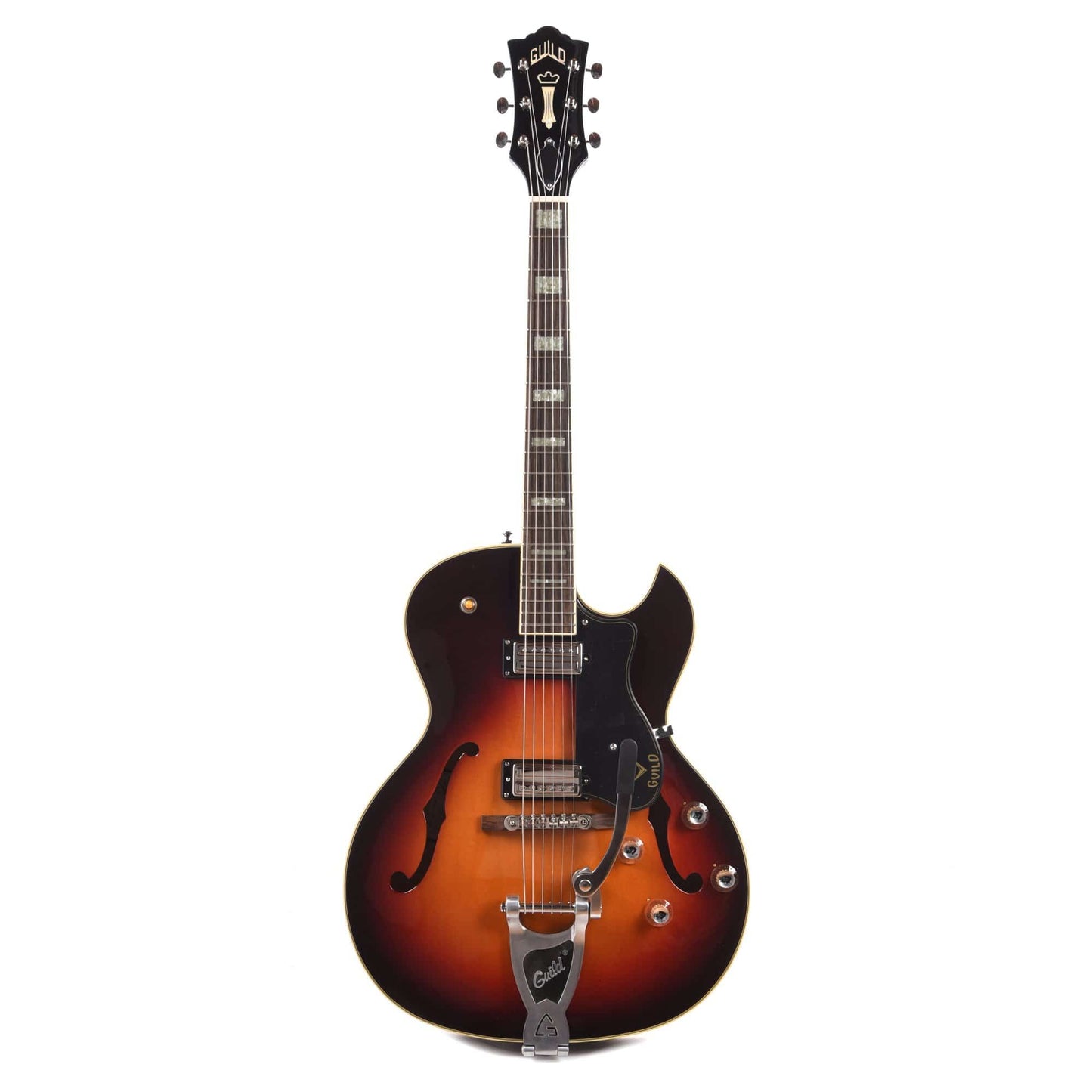 Guild CE-100D Capri Hollowbody Antique Sunburst Electric Guitars / Hollow Body