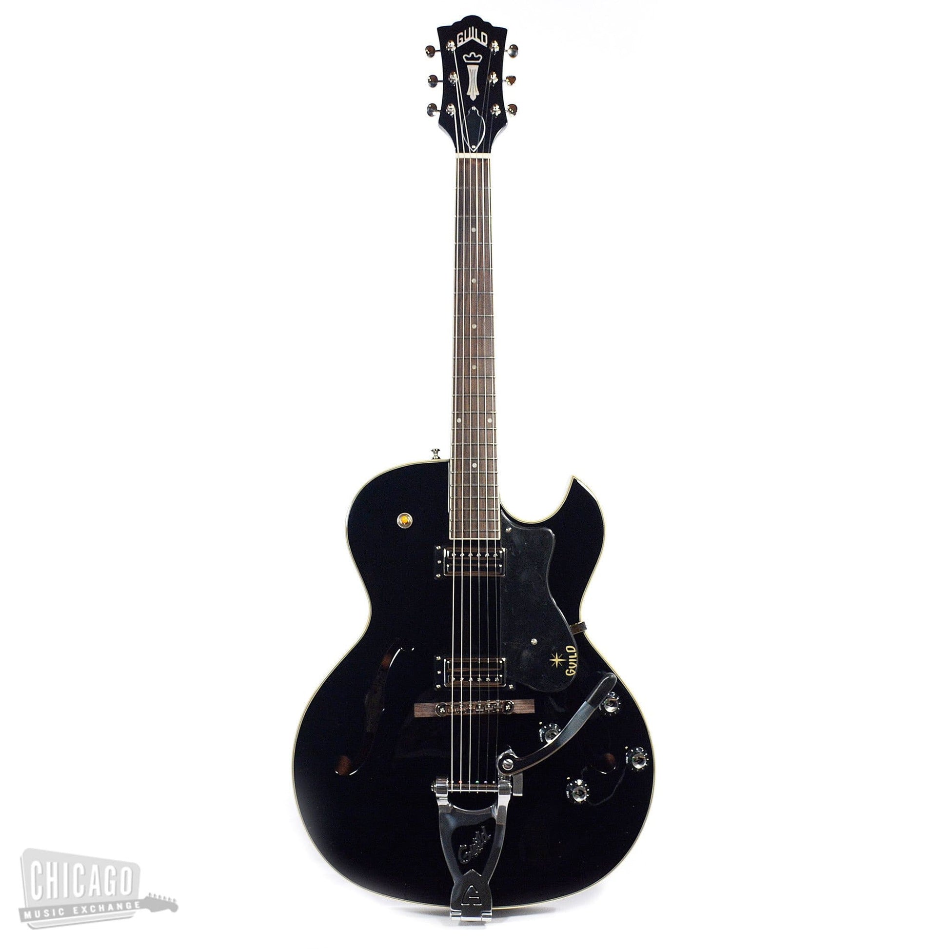 Guild Starfire III Hollowbody Black Electric Guitars / Hollow Body