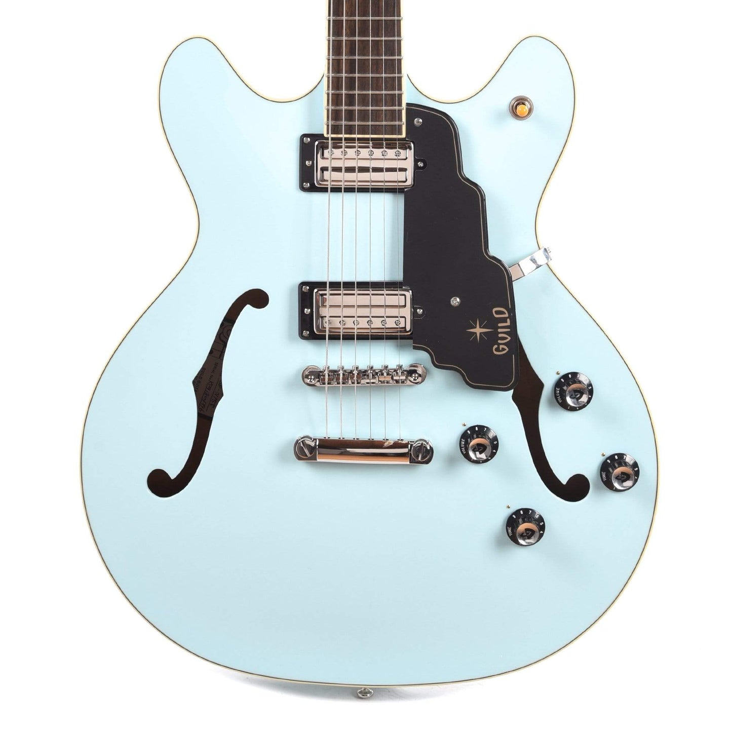 Guild Starfire IV ST Maple Hollowbody Sky Blue Electric Guitars / Hollow Body