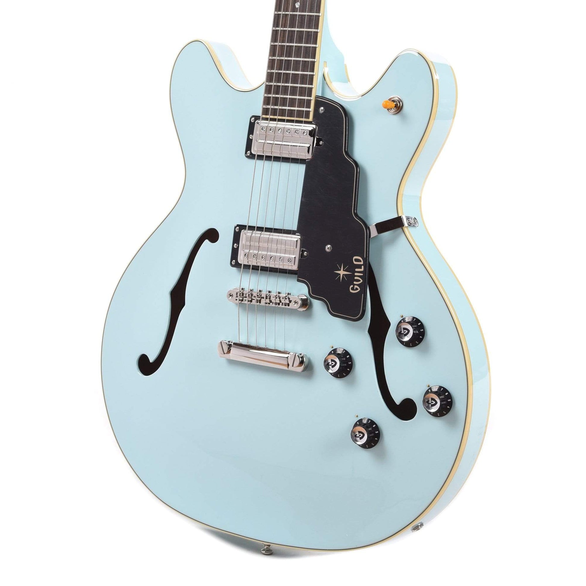 Guild Starfire IV ST Maple Hollowbody Sky Blue Electric Guitars / Hollow Body