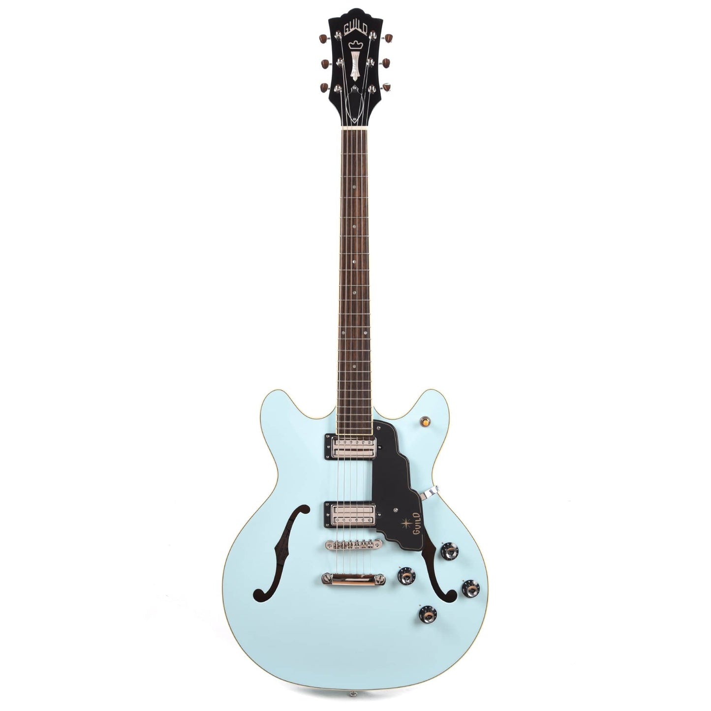 Guild Starfire IV ST Maple Hollowbody Sky Blue Electric Guitars / Hollow Body