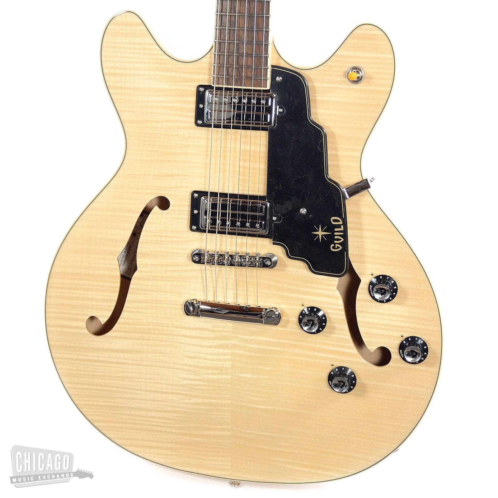 Guild Starfire IV ST Maple Natural Flamed Maple Electric Guitars / Hollow Body