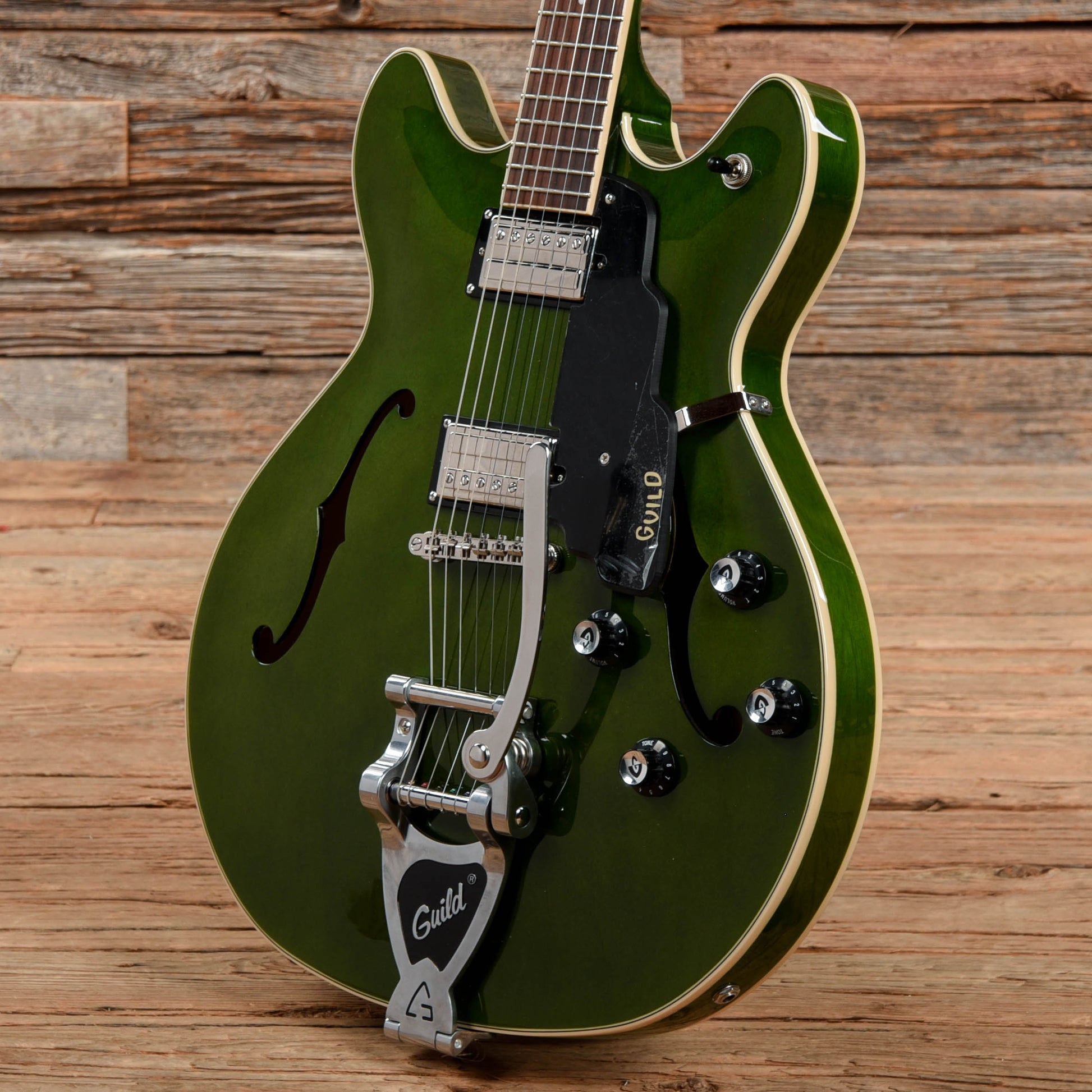 Guild Starfire I DC Emerald Green w/Guild Vibrato Tailpiece Electric Guitars / Semi-Hollow