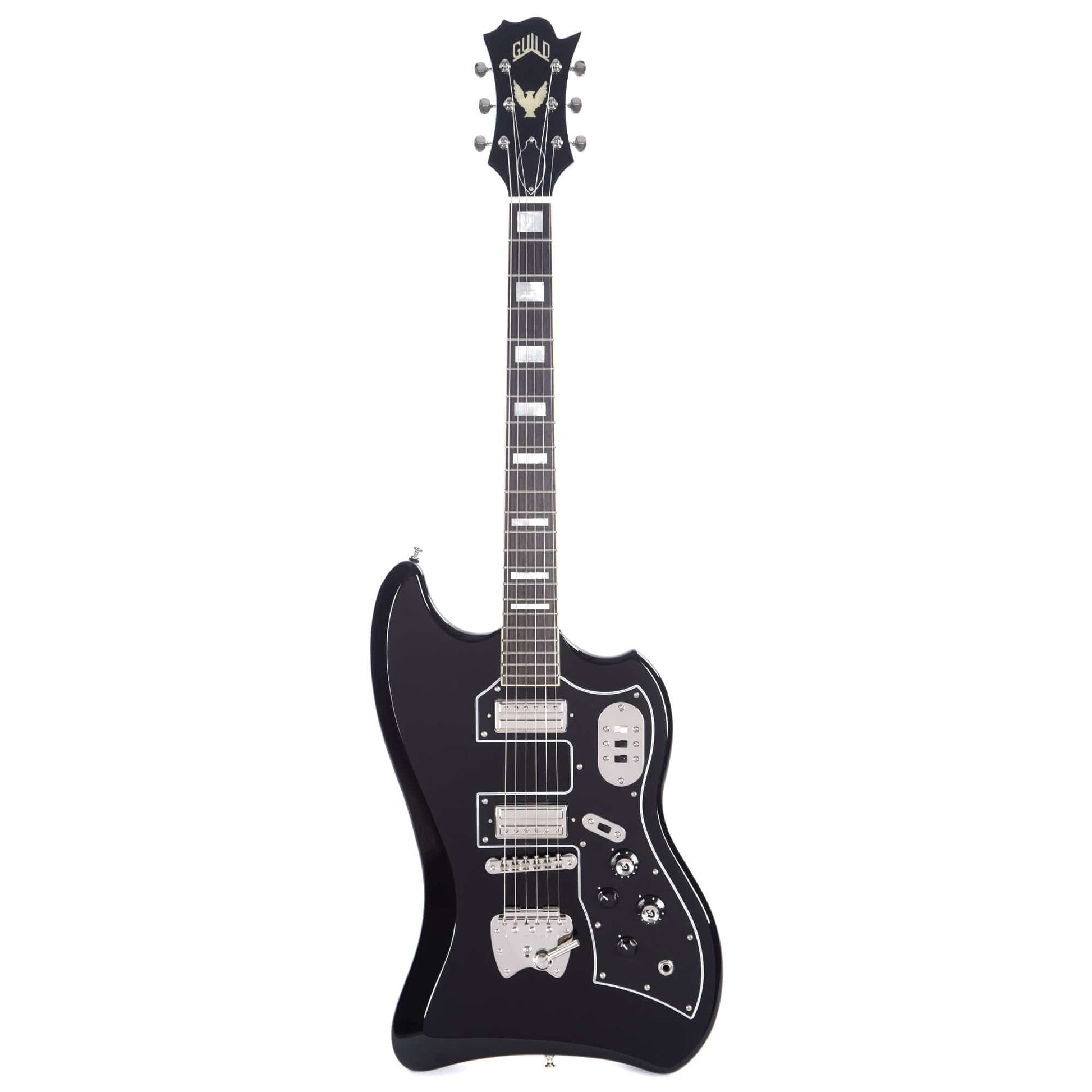 Guild S-200 T-Bird Black Electric Guitars / Solid Body