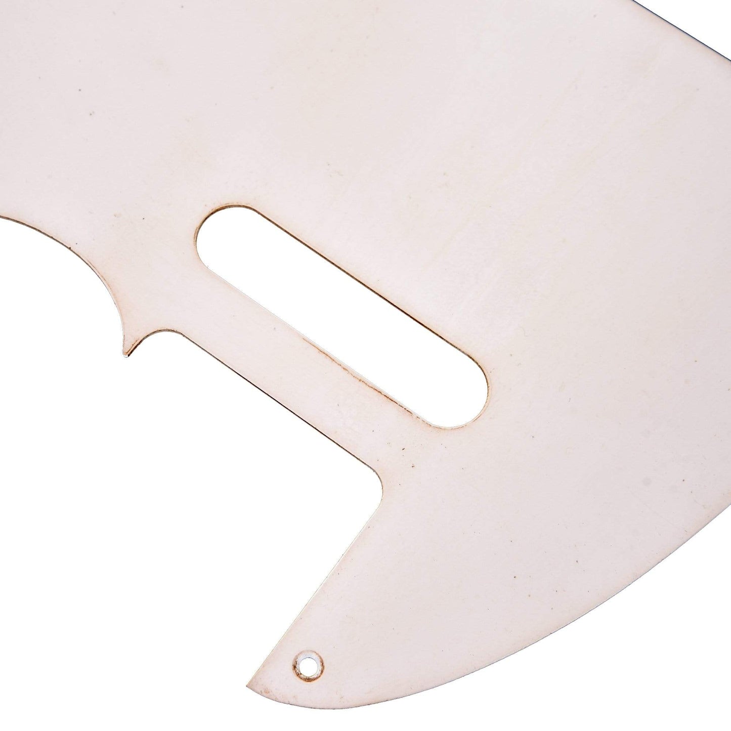 GuitarSlinger 50s Tele Pickguard White 1-Ply Parts / Guitar Pickups