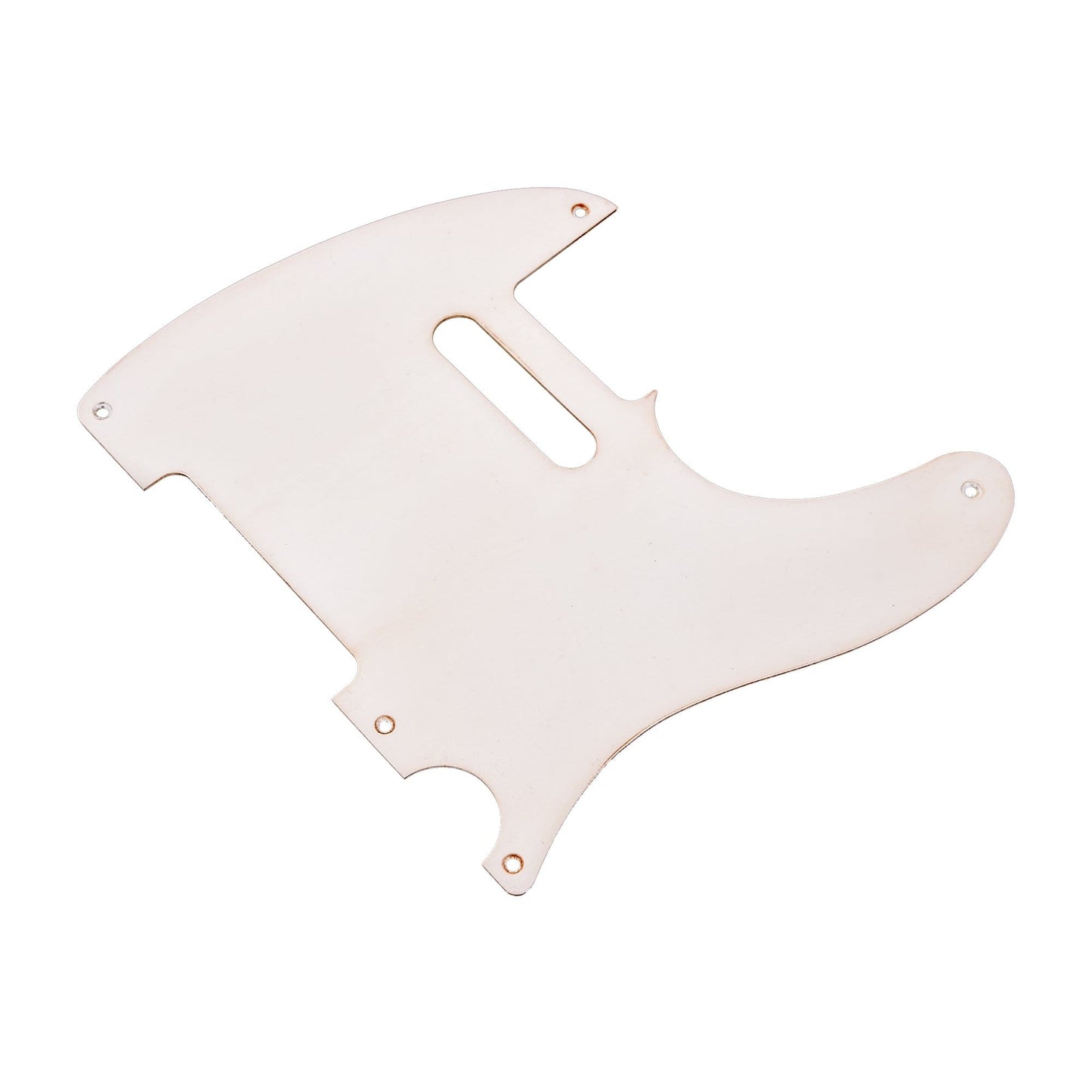 GuitarSlinger 50s Tele Pickguard White 1-Ply Parts / Guitar Pickups