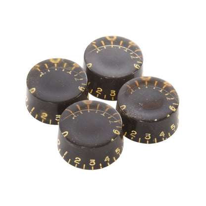 GuitarSlinger Black Speed Knobs Set (4) Parts / Knobs