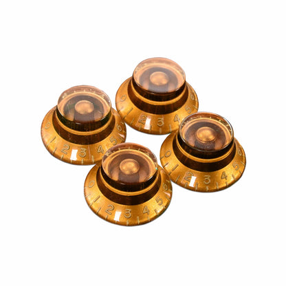 GuitarSlinger Gold Bell Knobs Set (4) Parts / Knobs