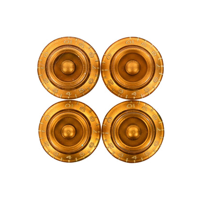 GuitarSlinger Gold Bell Knobs Set (4) Parts / Knobs