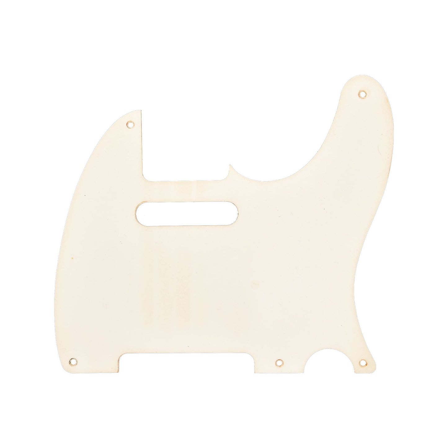 GuitarSlinger 50s Tele Pickguard Parchment 1-Ply Parts / Pickguards