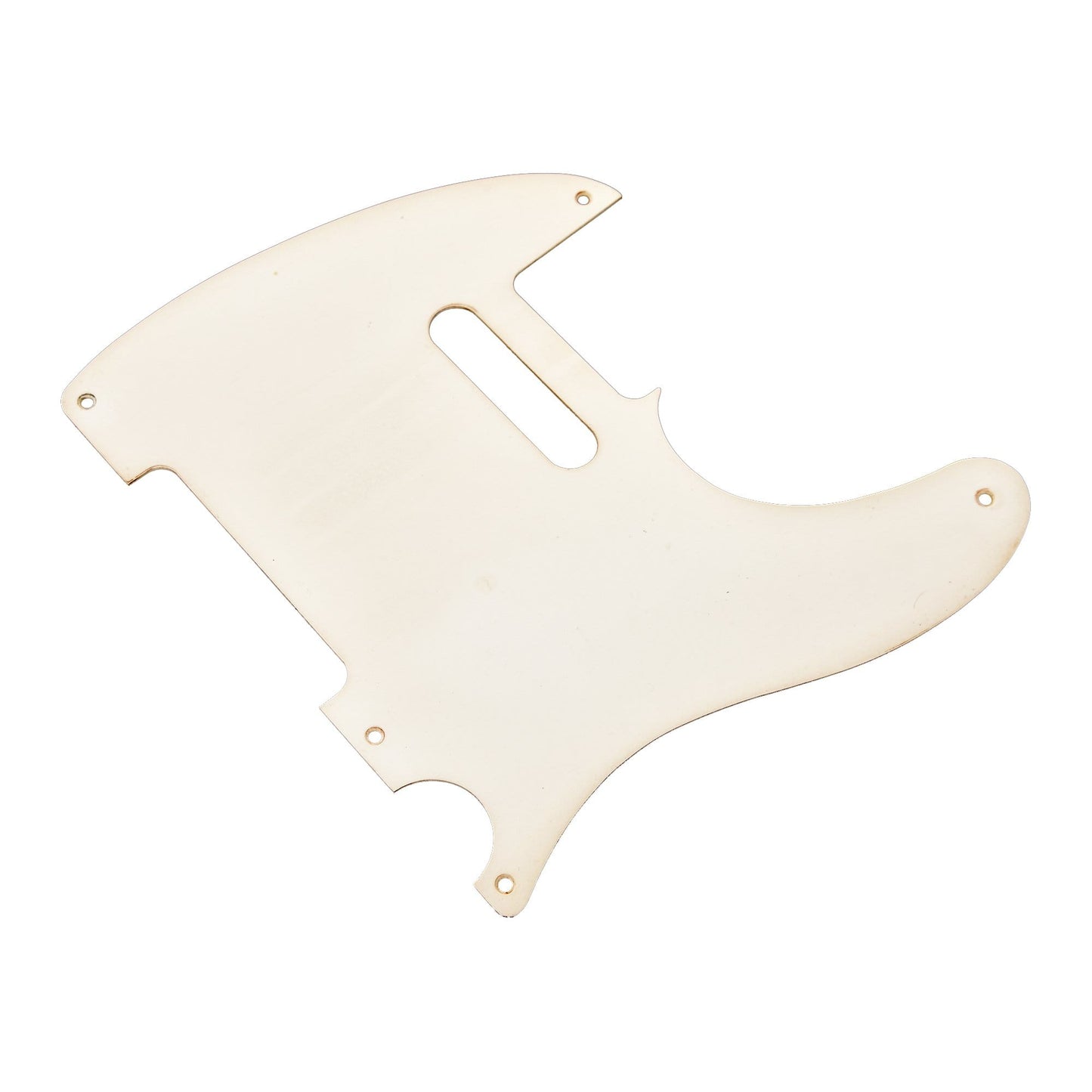 GuitarSlinger 50s Tele Pickguard Parchment 1-Ply Parts / Pickguards