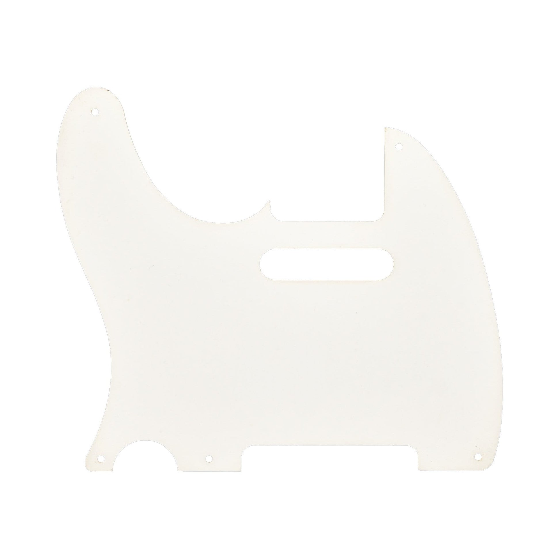 GuitarSlinger 50s Tele Pickguard Parchment 1-Ply Parts / Pickguards