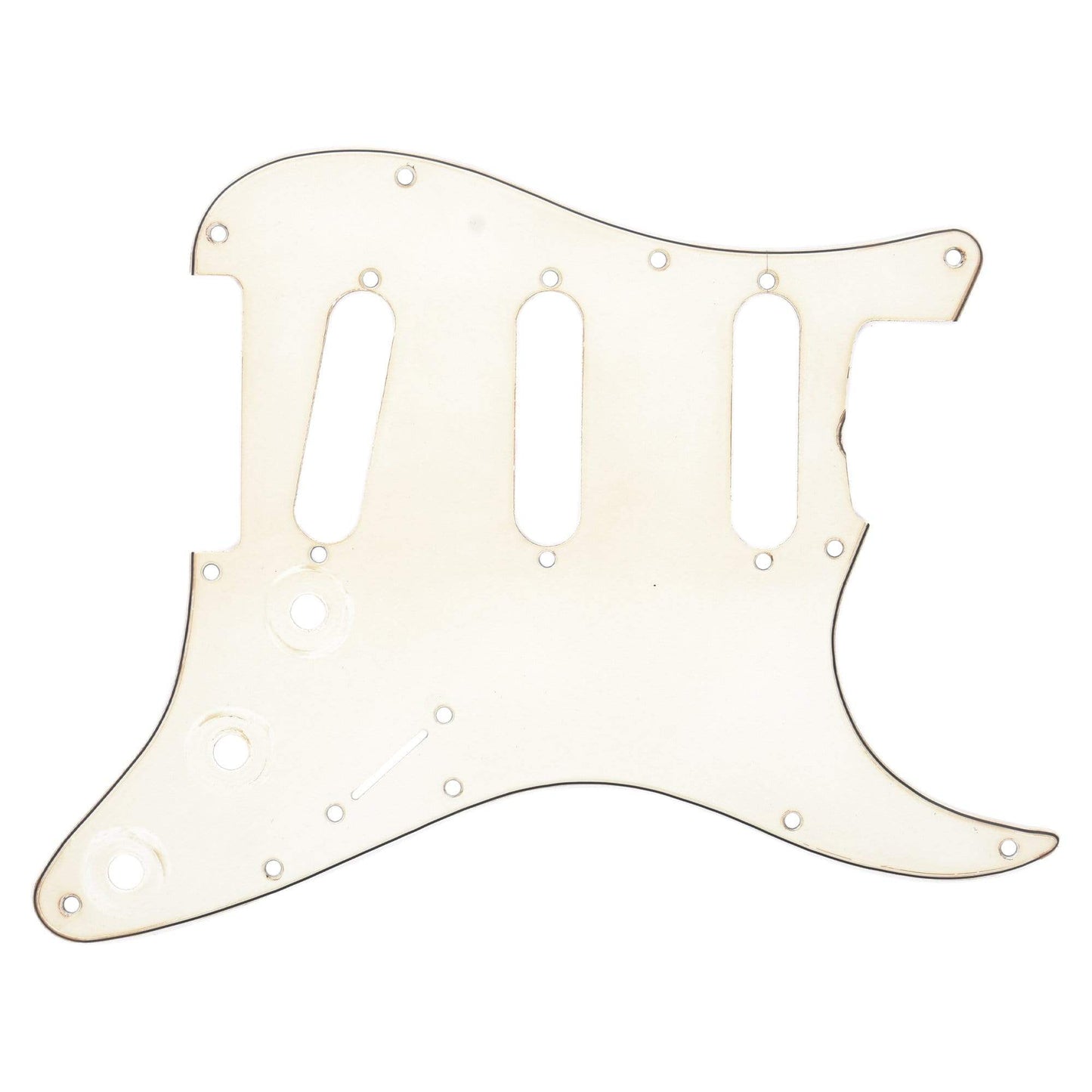 GuitarSlinger 62 Strat Pickguard Aged Parchment Parts / Pickguards