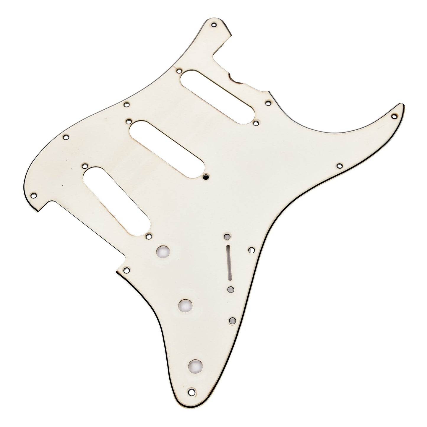 GuitarSlinger 64/65 Strat Pickguard Parchment Parts / Pickguards