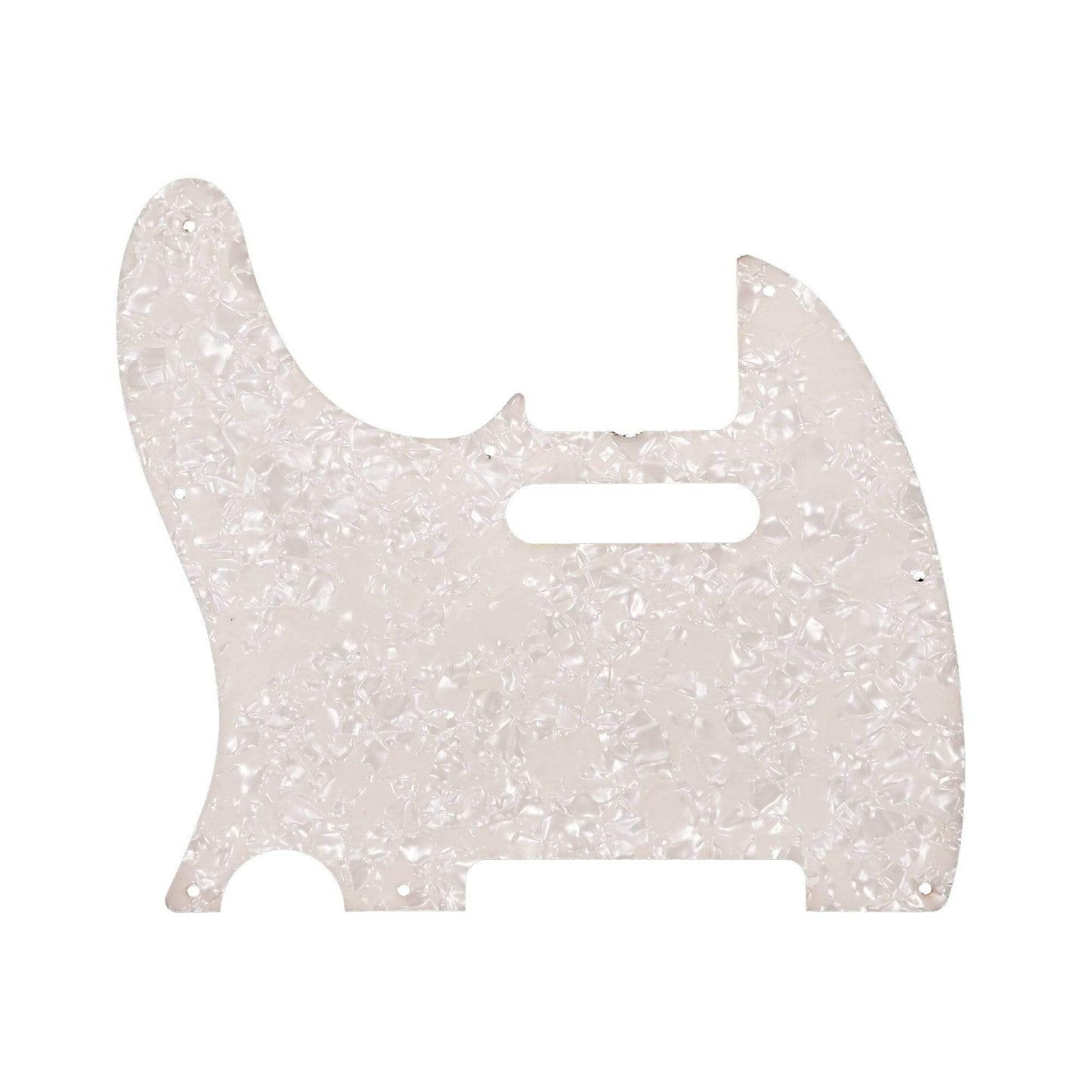 GuitarSlinger 68s Tele Pickguard White 3-Ply Parts / Pickguards