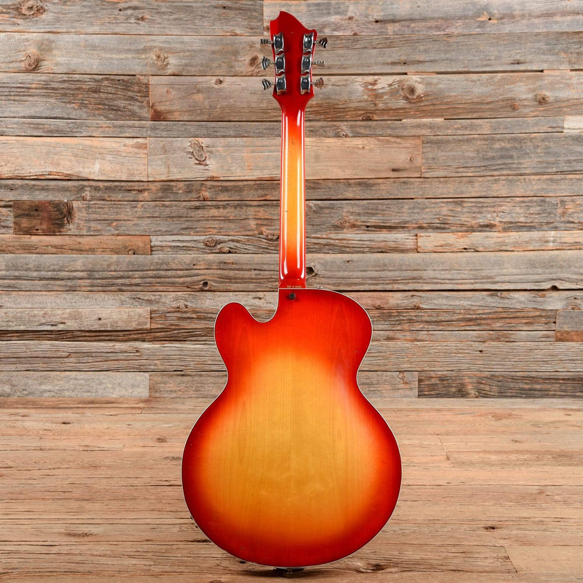 Hagstrom Jimmy by D'Aquisto Cherry Sunburst 1970s Electric Guitars / Hollow Body