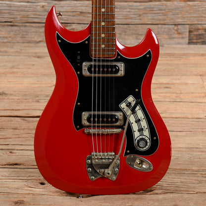 Hagstrom II Red 1960s Electric Guitars / Solid Body